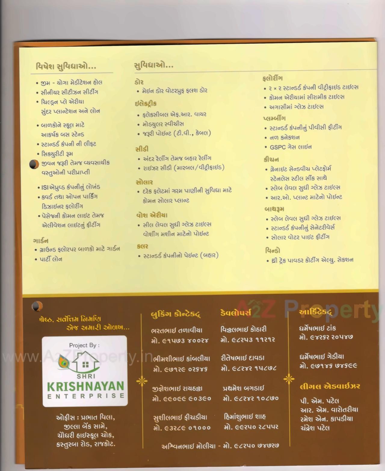  of real estate project Shreeji Residensy located at Vavadi, Rajkot, Gujarat