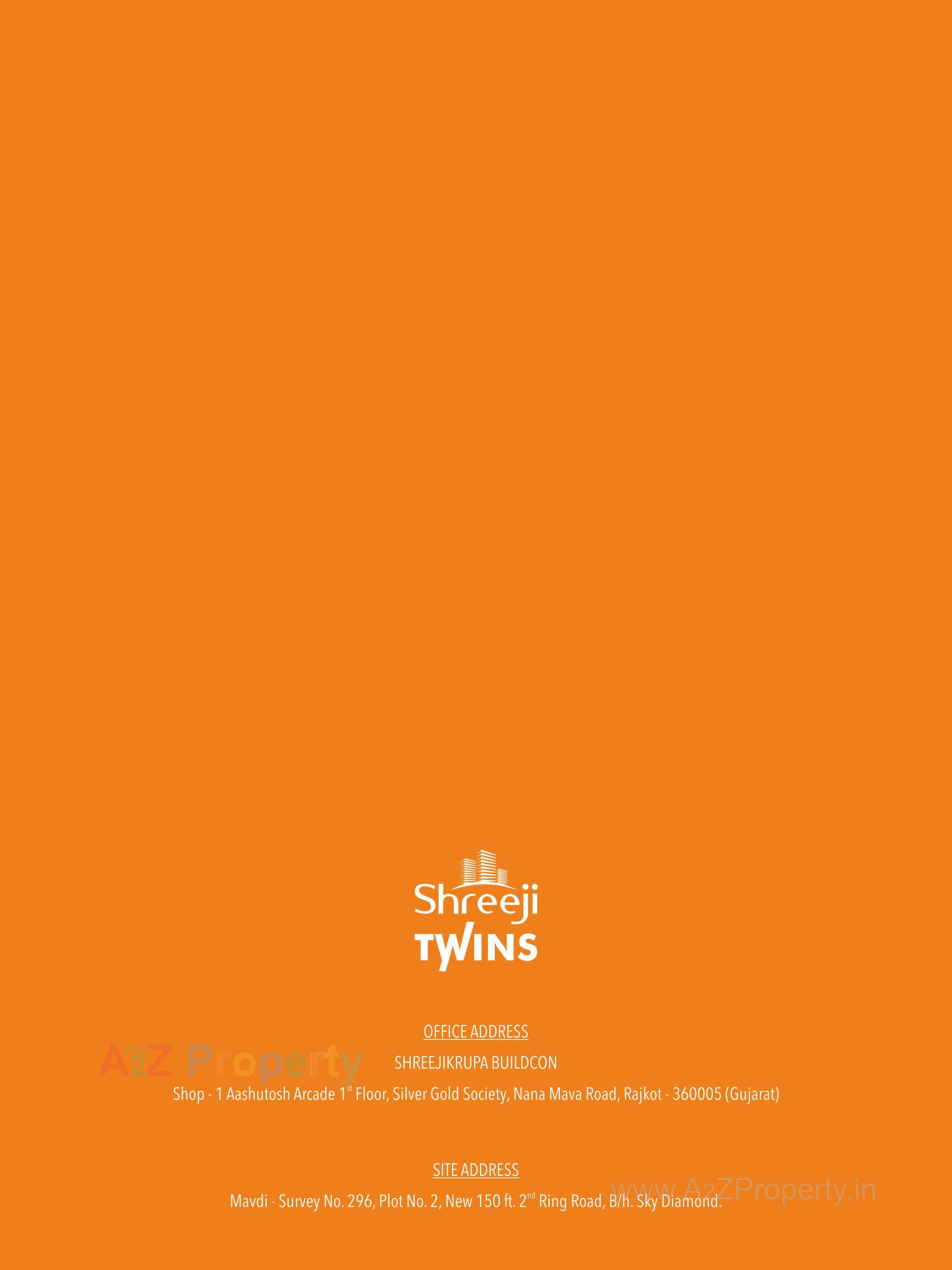  of real estate project Shreeji Twins located at Mavdi, Rajkot, Gujarat