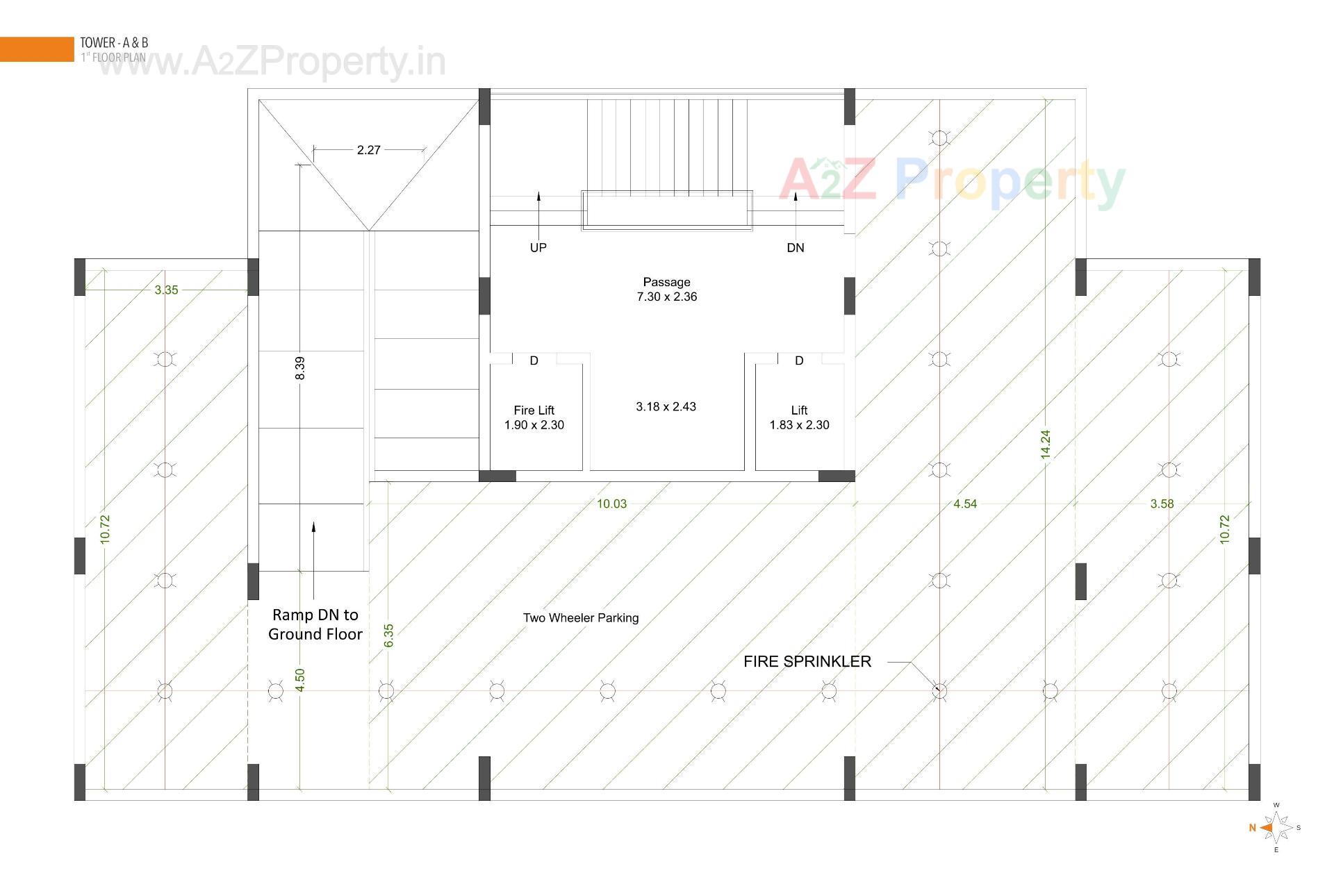  of real estate project Shreeji Twins located at Mavdi, Rajkot, Gujarat