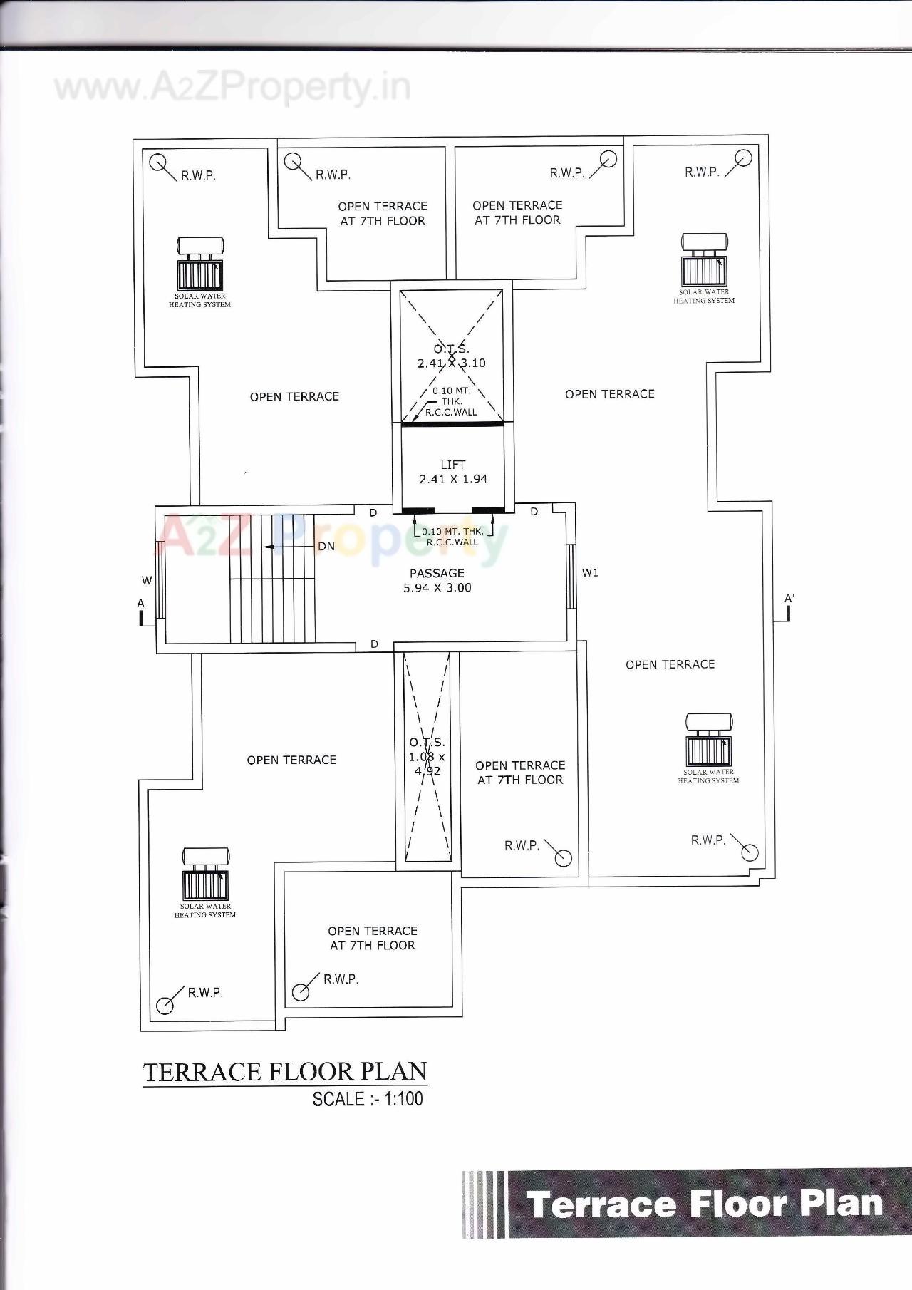 Layout of real estate project Shreemad Palace located at Rajkot, Rajkot, Gujarat