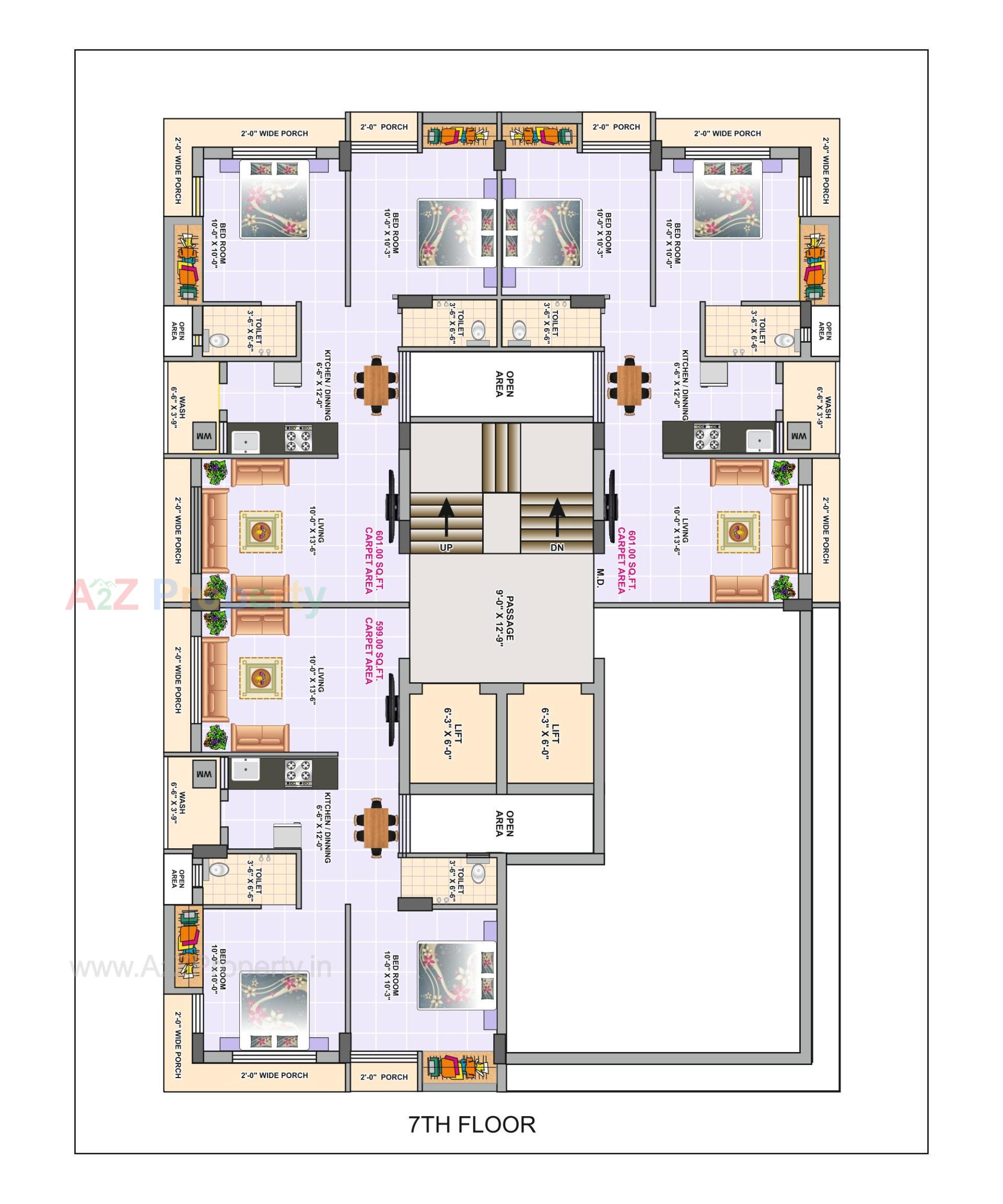 Layout of real estate project Shreemanhari Enclave located at Rajkot, Rajkot, Gujarat