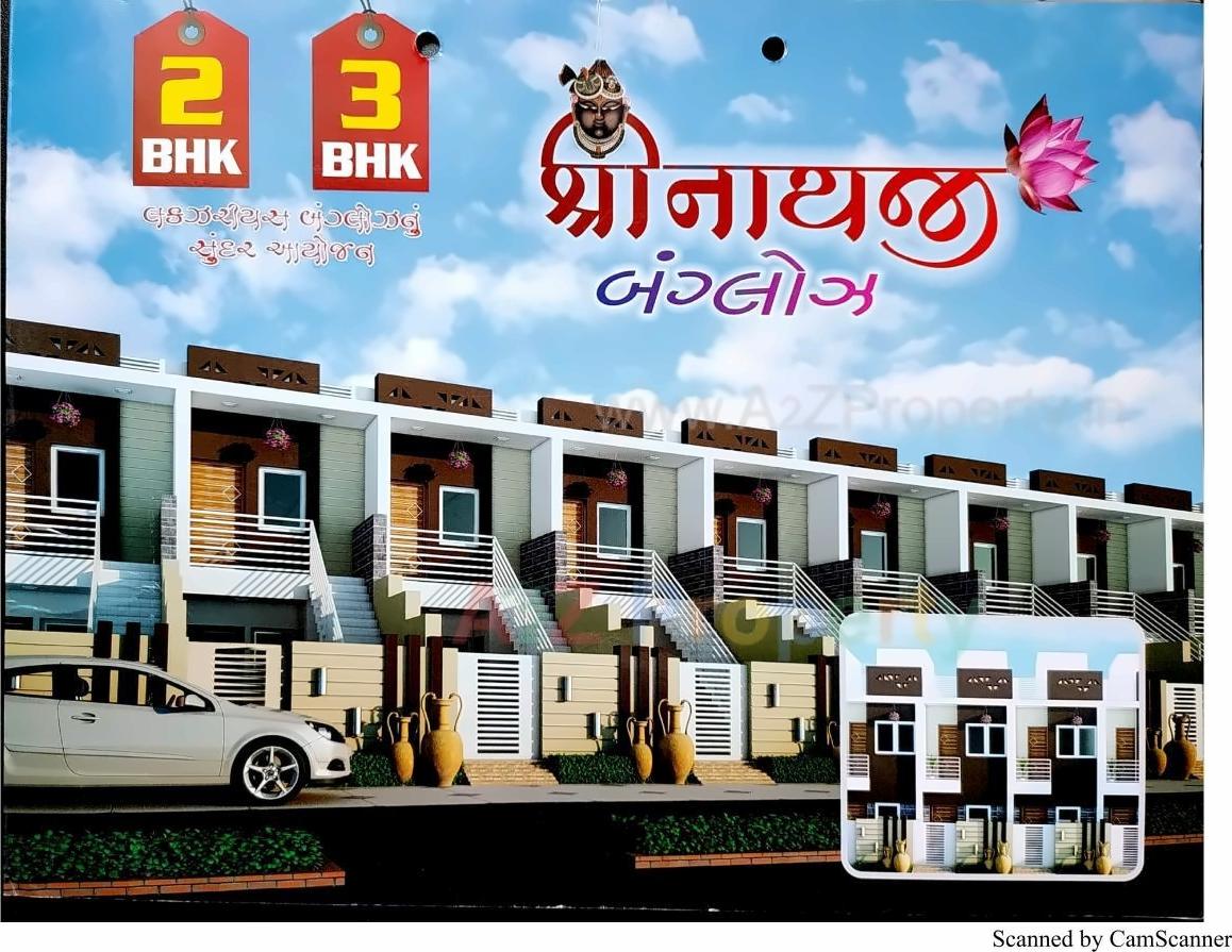 3D Elevation of real estate project Shreenathji Bunglows located at Metoda, Rajkot, Gujarat