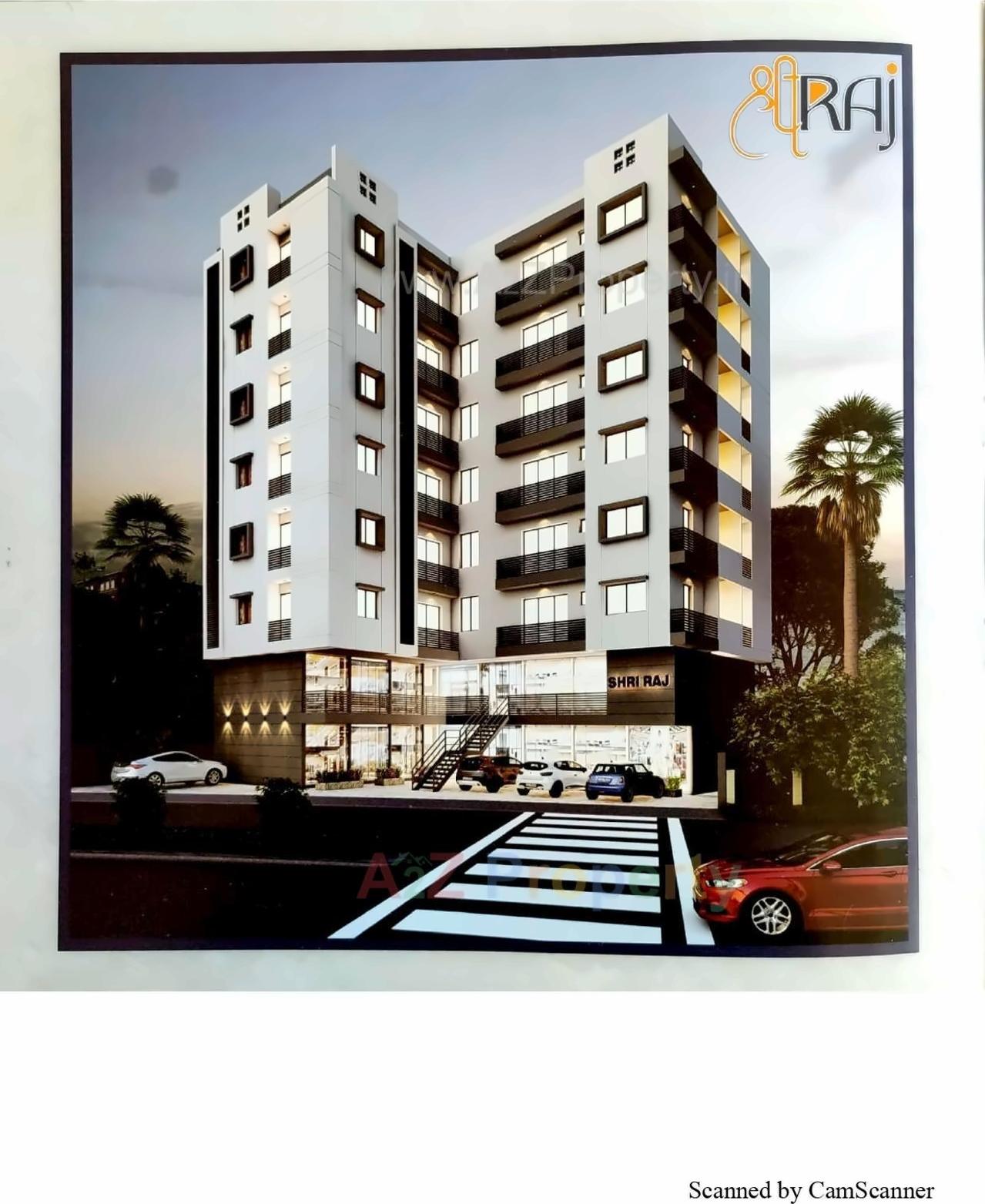 3D Elevation of real estate project Shri Raj located at Mavdi, Rajkot, Gujarat