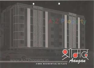 Elevation of real estate project Shrimad Aangan located at Rajkot, Rajkot, Gujarat