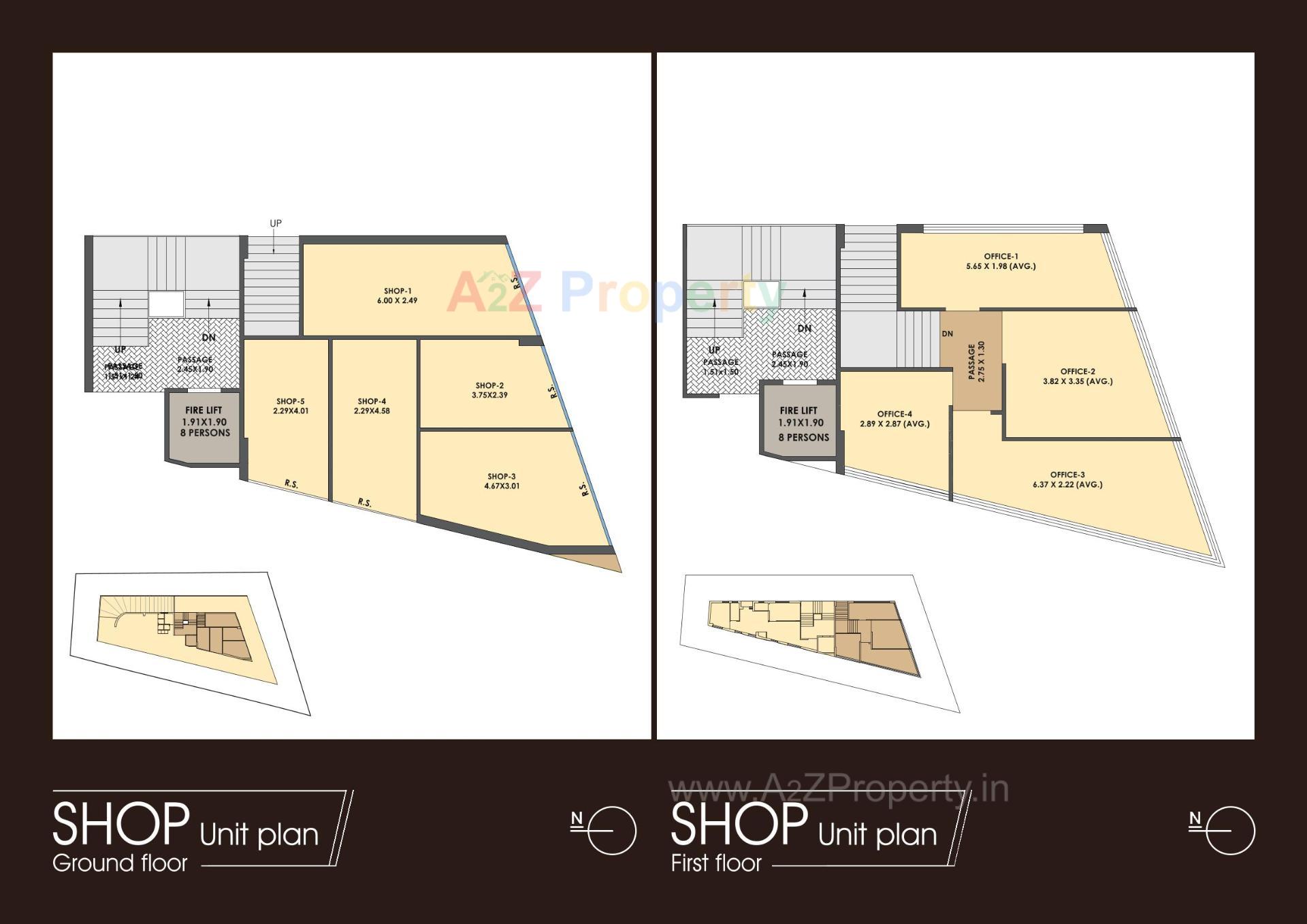 Layout of real estate project Shubh Iconic located at Raiya, Rajkot, Gujarat