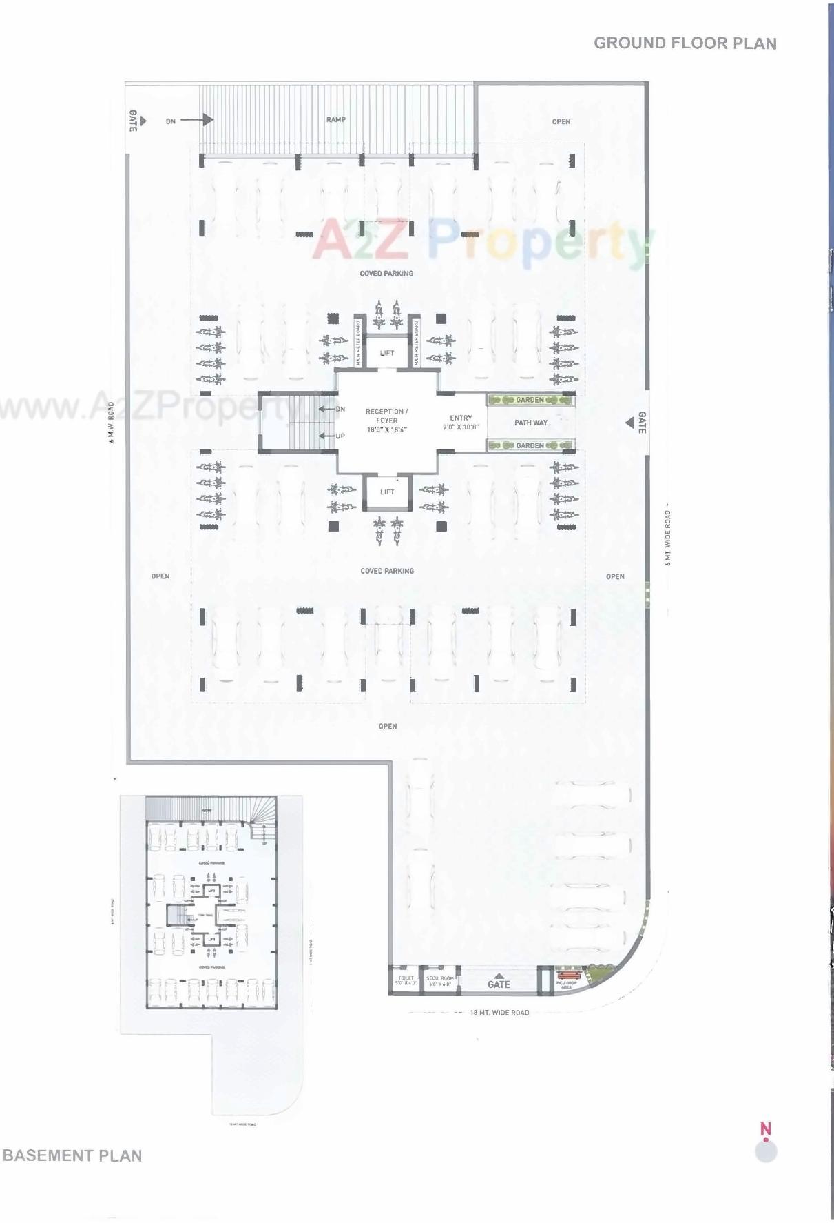 Layout of real estate project Shubh Nivas located at Rajkot, Rajkot, Gujarat