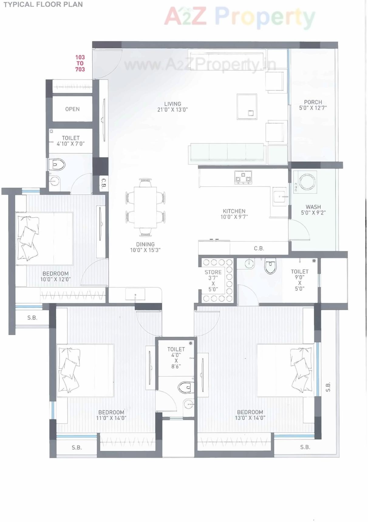 Layout of real estate project Shubh Nivas located at Rajkot, Rajkot, Gujarat