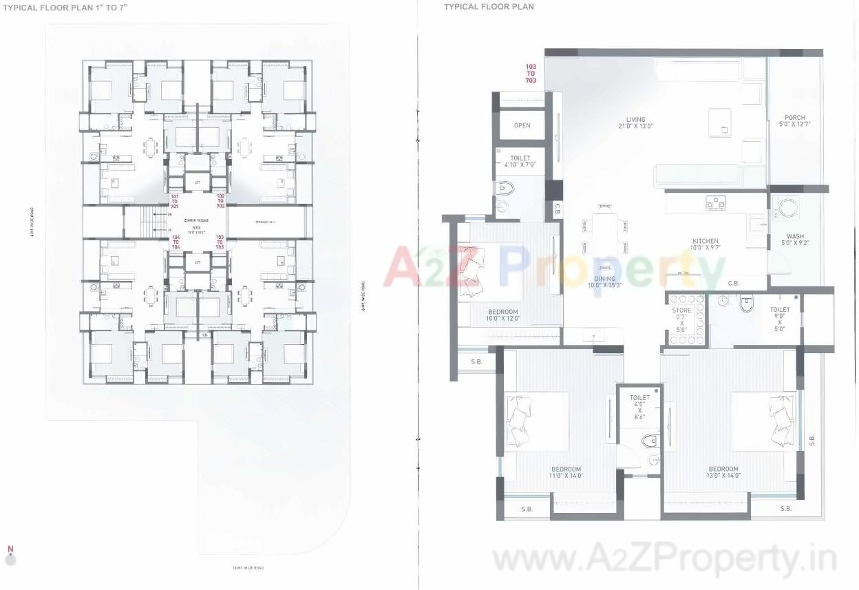 Layout of real estate project Shubh Nivas located at Rajkot, Rajkot, Gujarat