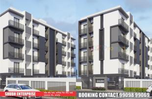 Elevation of real estate project Shubh Palace located at Ghanteshwar, Rajkot, Gujarat