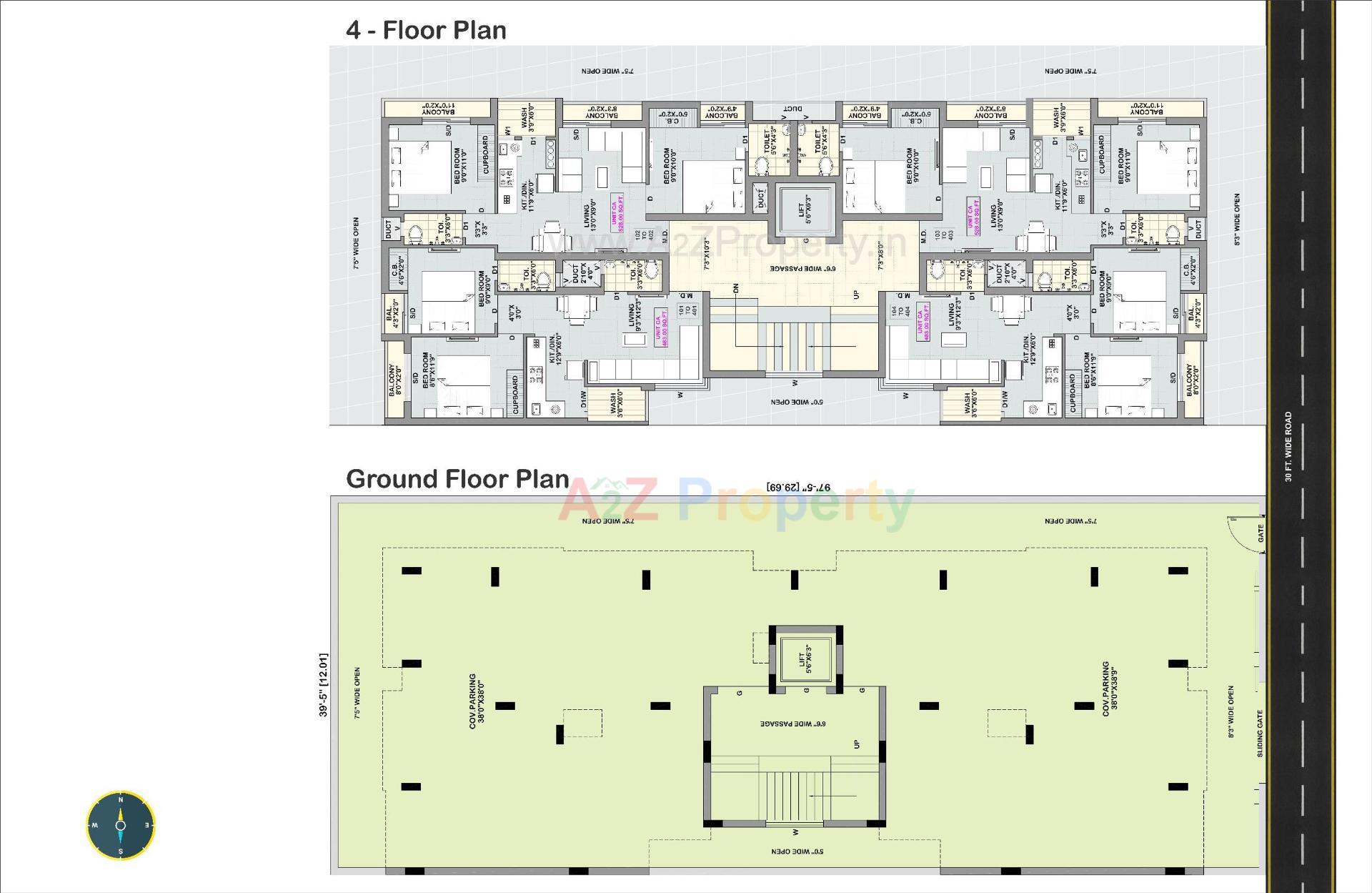 Layout of real estate project Shubh Palace located at Ghanteshwar, Rajkot, Gujarat