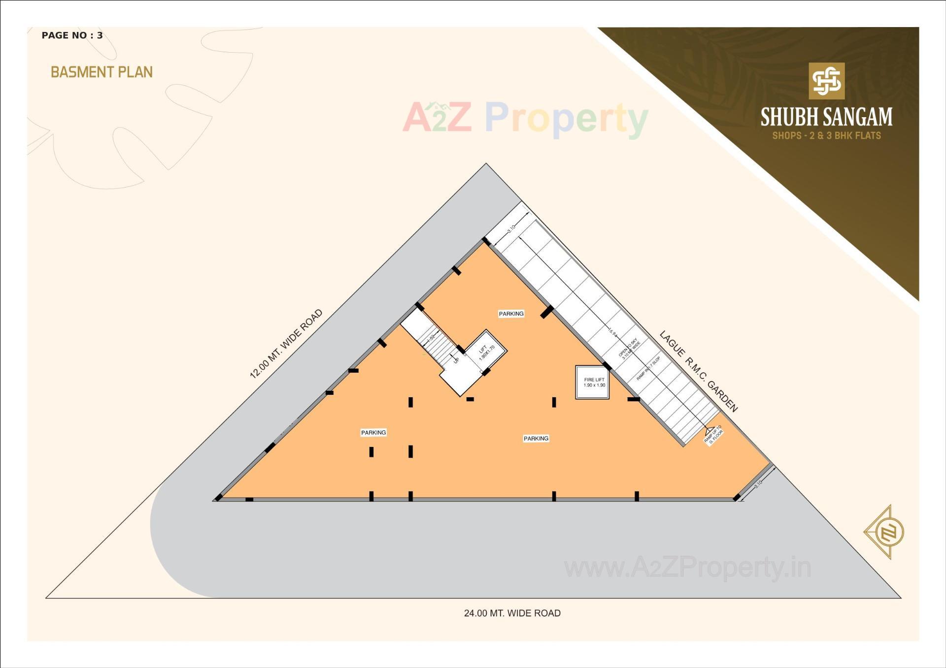 Layout of real estate project Shubh Sangam located at Rajkot, Rajkot, Gujarat