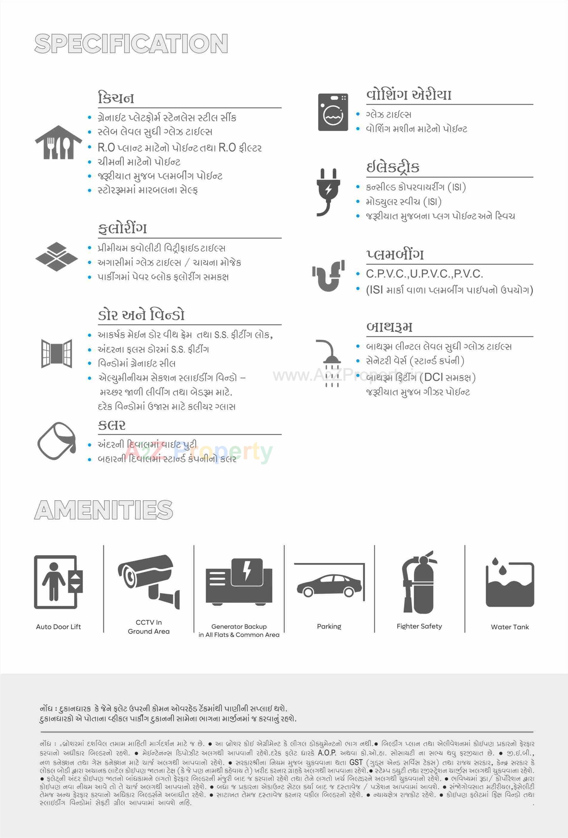  of real estate project Shubham Heights located at Ghanteshwar, Rajkot, Gujarat