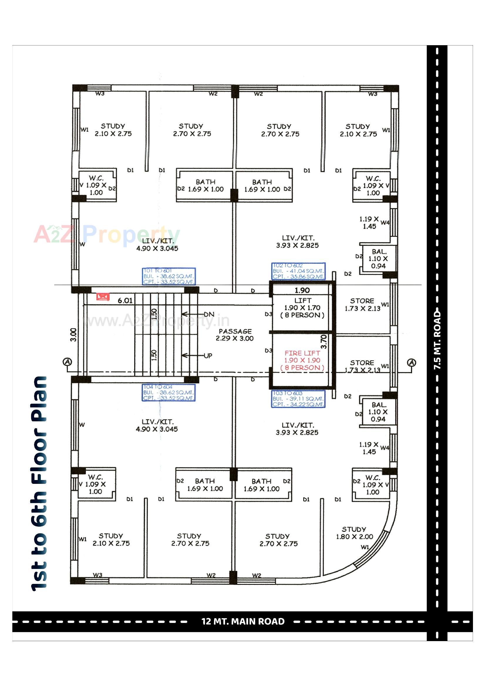 Layout of real estate project Shubhashish Villa located at Rajkot, Rajkot, Gujarat