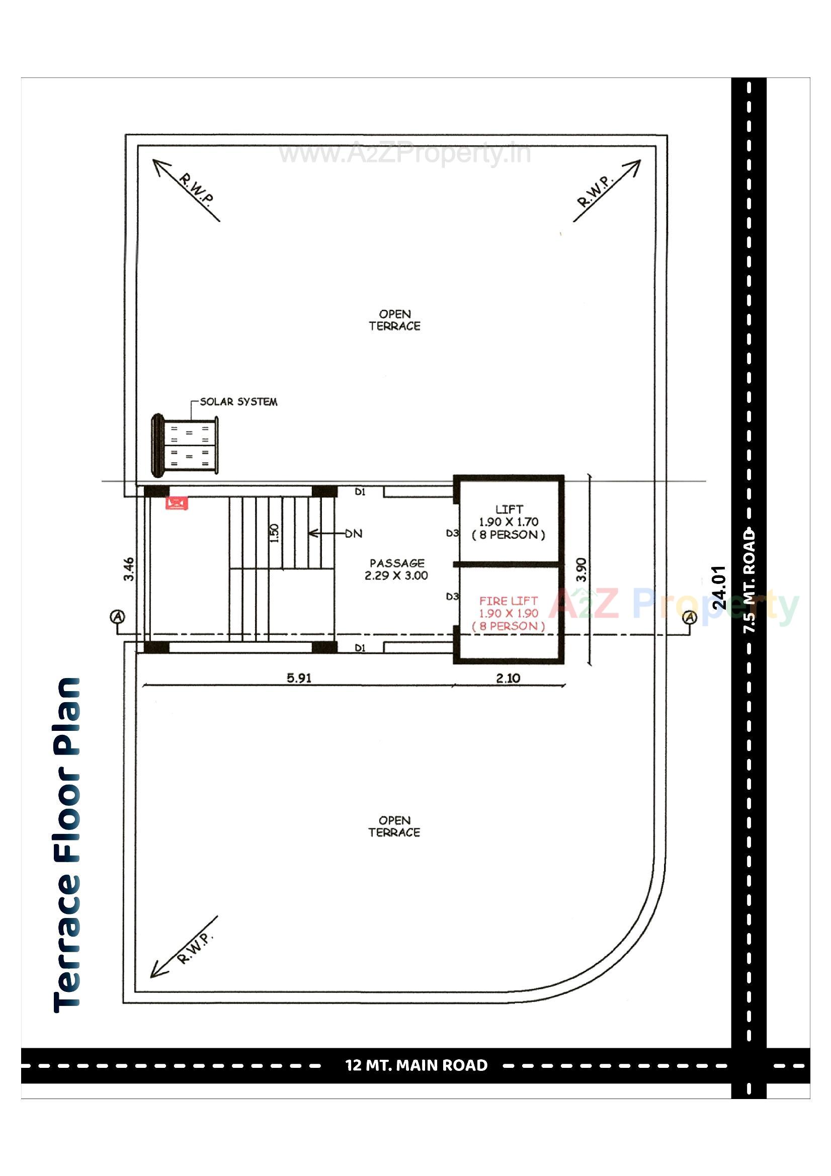 Layout of real estate project Shubhashish Villa located at Rajkot, Rajkot, Gujarat
