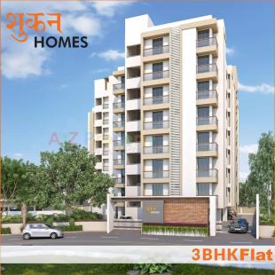 Elevation of real estate project Shukan Homes located at Mavdi, Rajkot, Gujarat