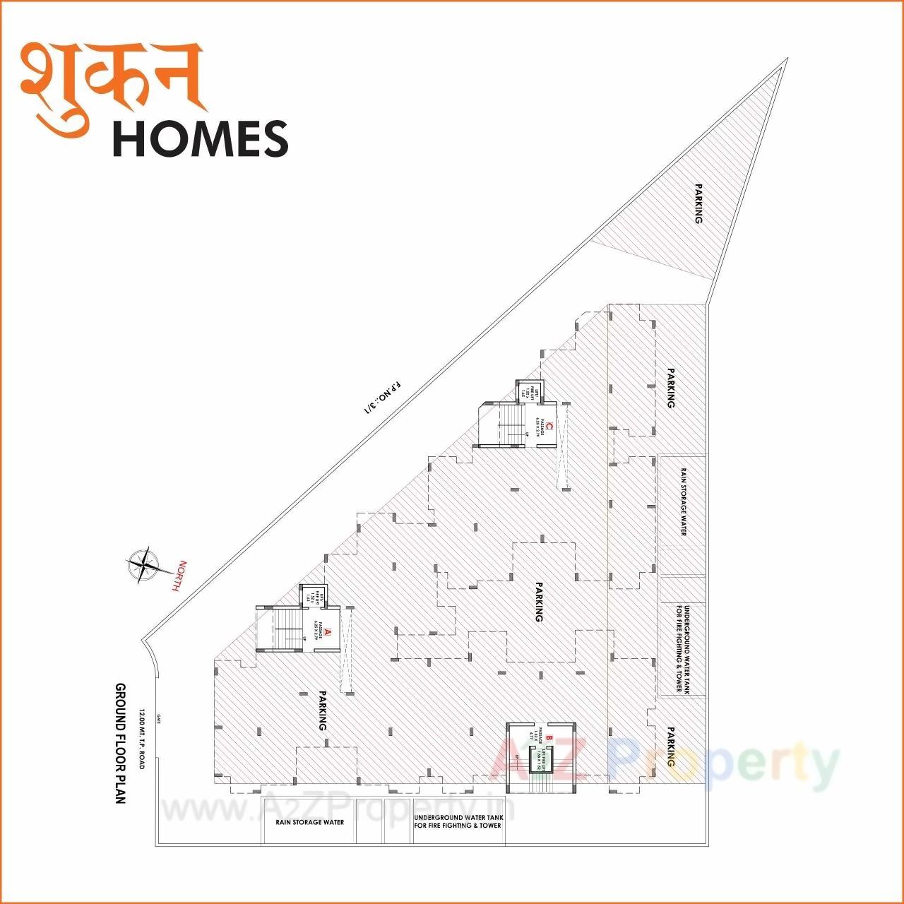  of real estate project Shukan Homes located at Mavdi, Rajkot, Gujarat