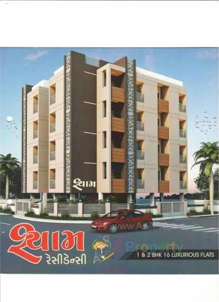 Elevation of real estate project Shyam Residency located at Metoda, Rajkot, Gujarat