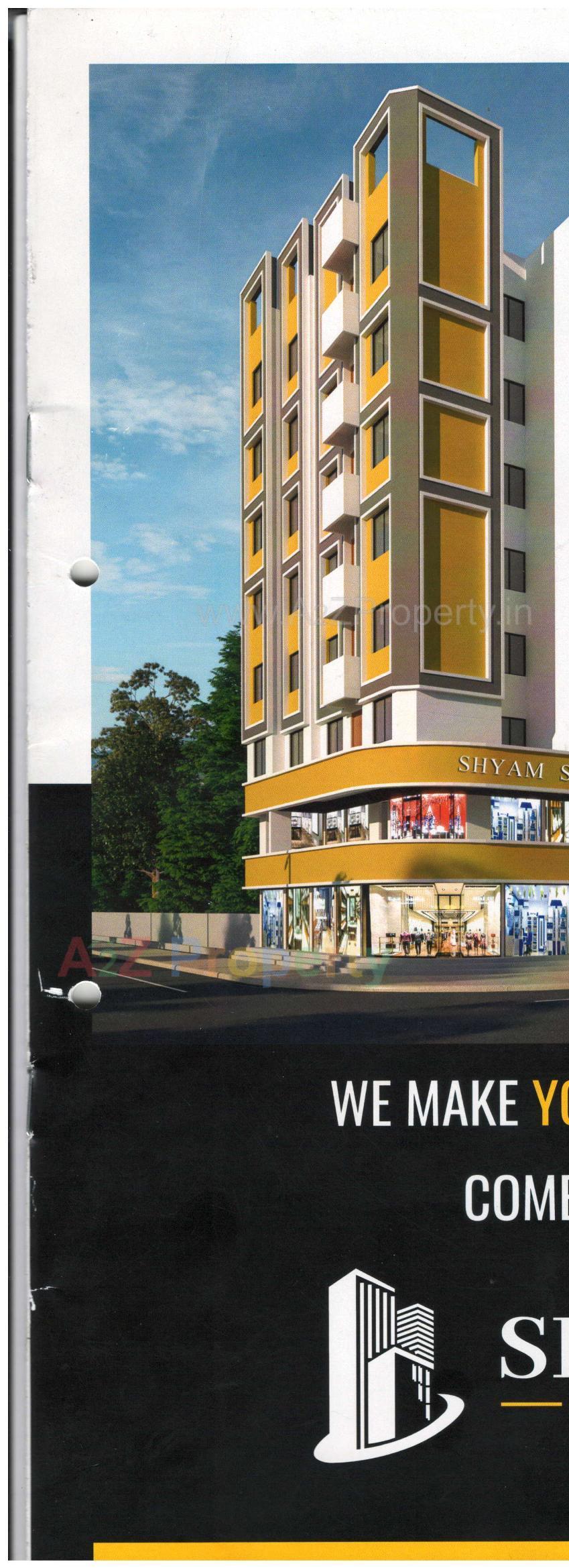 3D Elevation of real estate project Shyam Sanidhya located at Rajkot, Rajkot, Gujarat