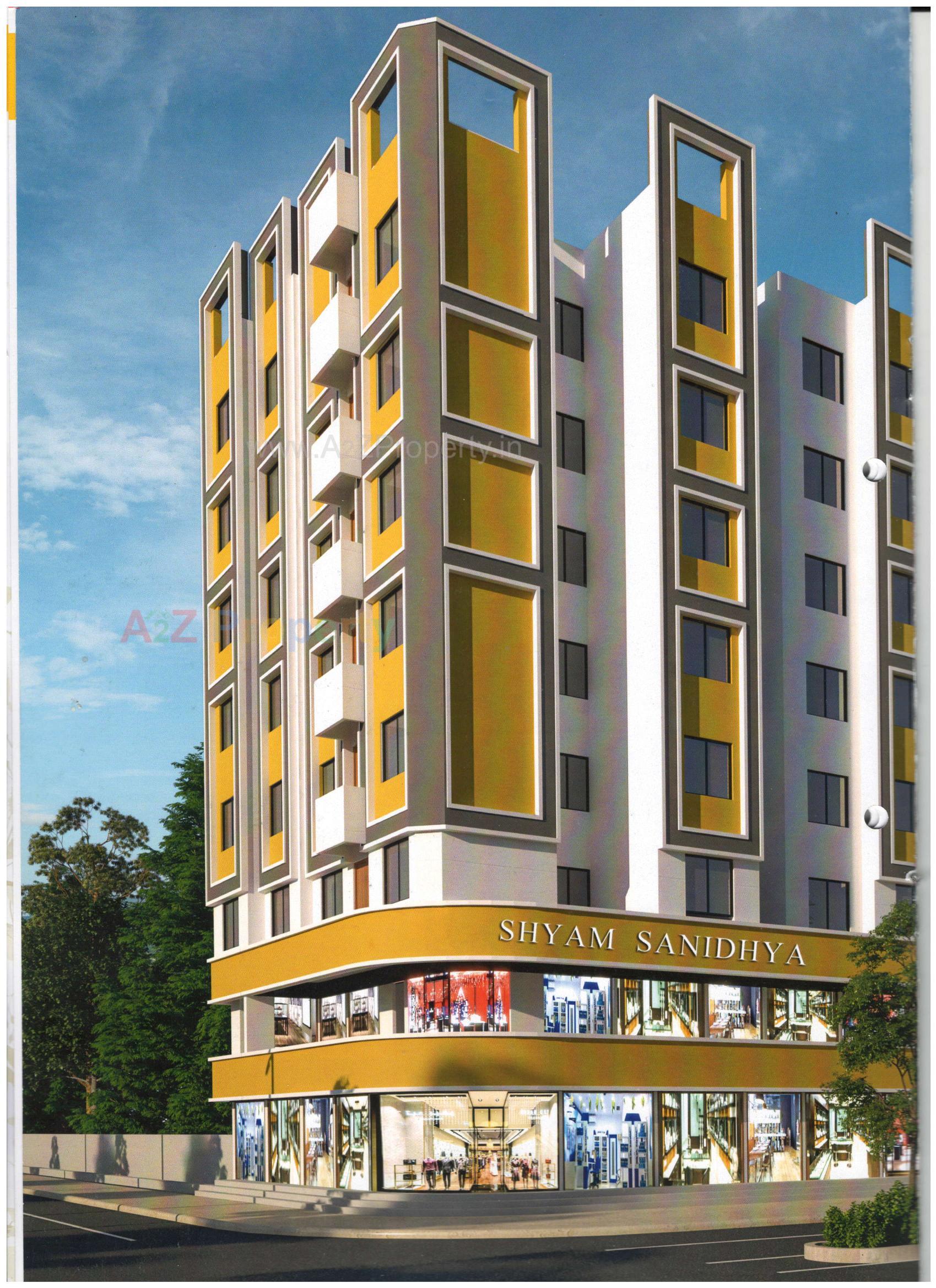 3D Elevation of real estate project Shyam Sanidhya located at Rajkot, Rajkot, Gujarat