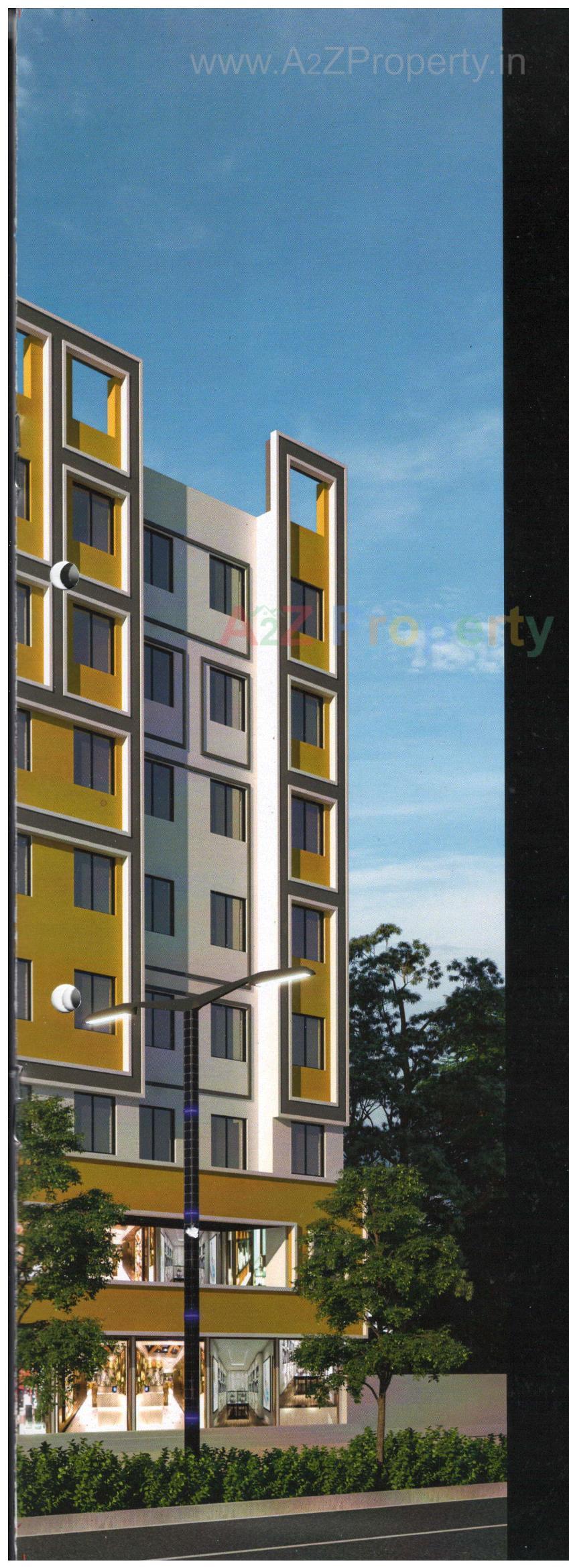 3D Elevation of real estate project Shyam Sanidhya located at Rajkot, Rajkot, Gujarat