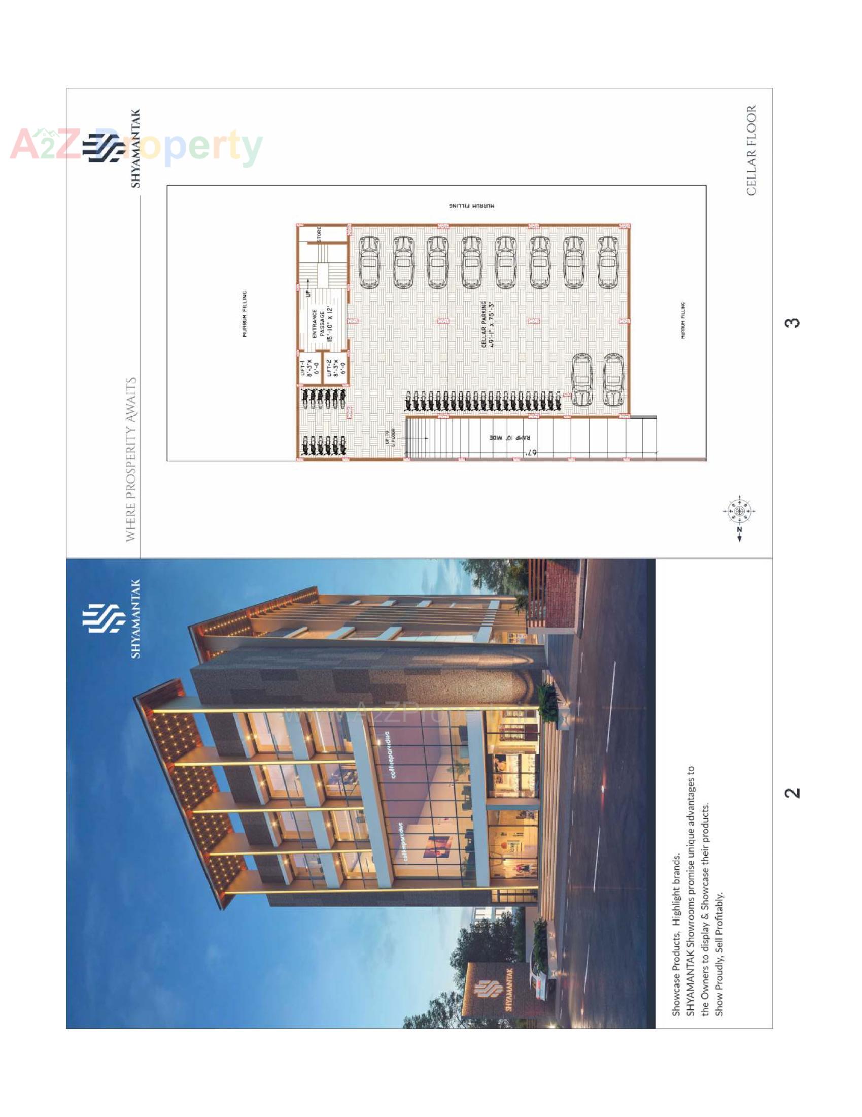 Layout of real estate project Shyamantak located at Rajkot, Rajkot, Gujarat