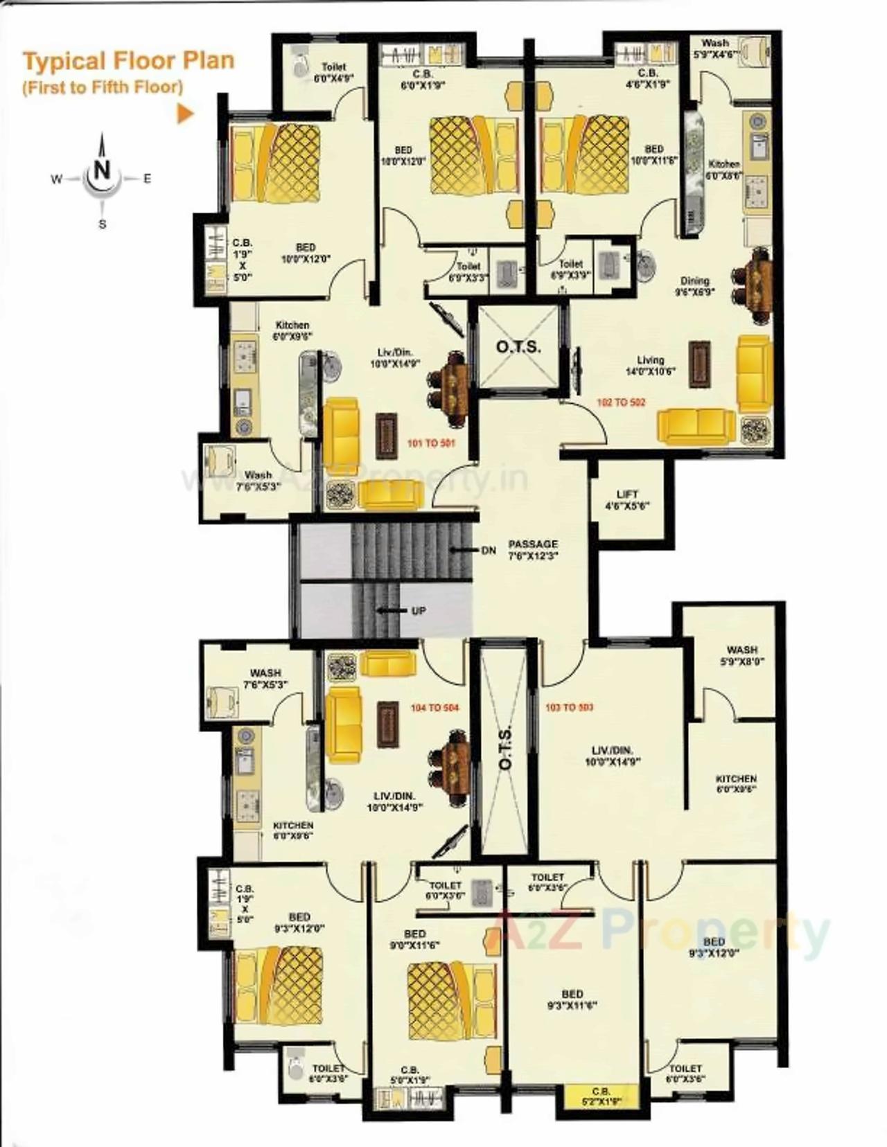 Layout of real estate project Siddhi located at Mavdi, Rajkot, Gujarat