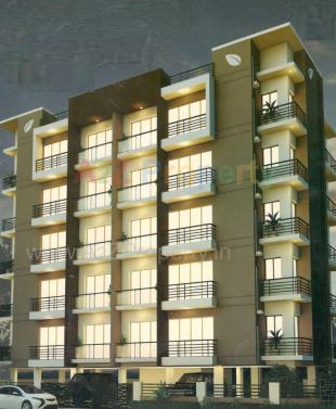 Elevation of real estate project Siddhi Avenue located at Mavdi, Rajkot, Gujarat
