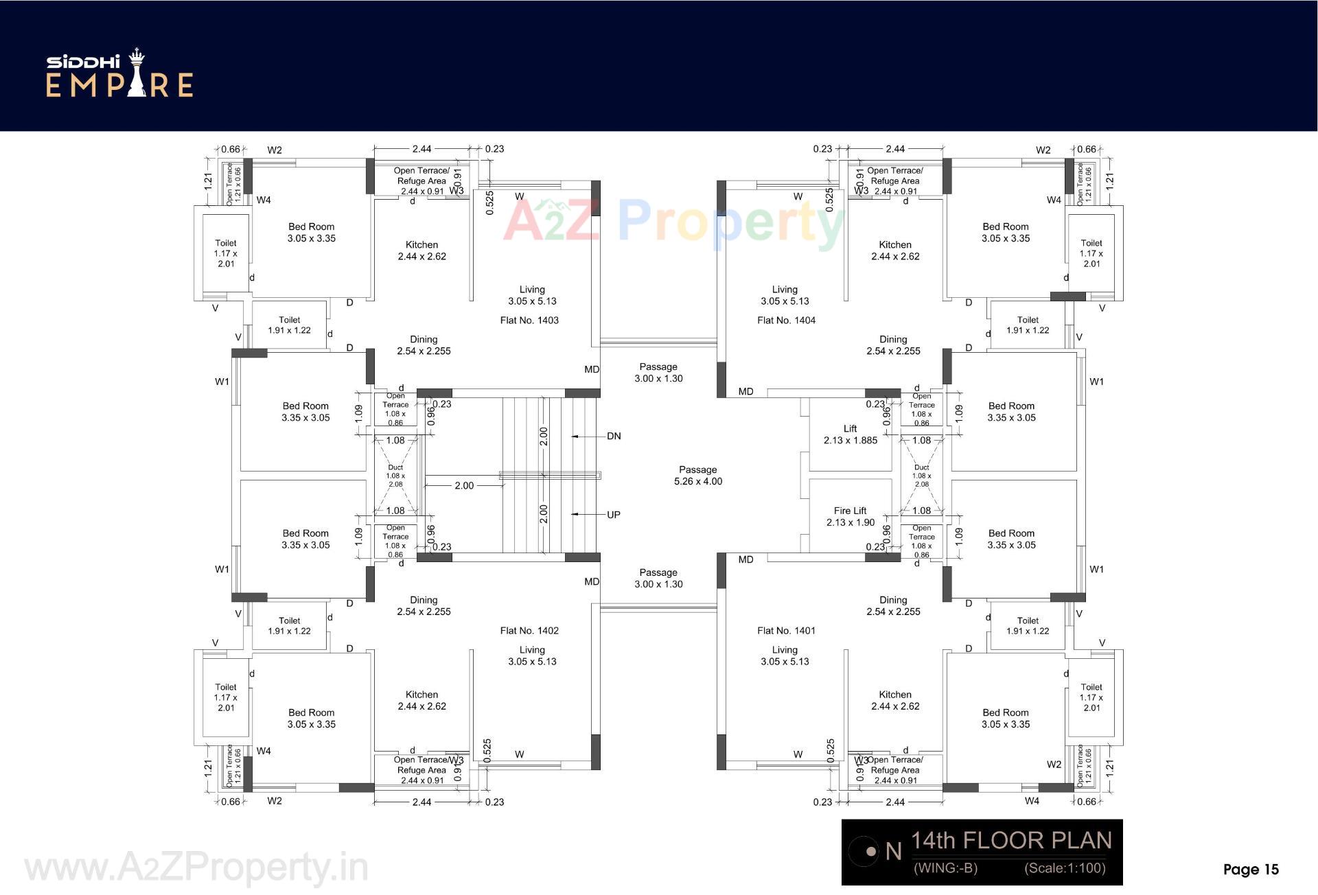 Layout of real estate project Siddhi Empire located at Mavdi, Rajkot, Gujarat