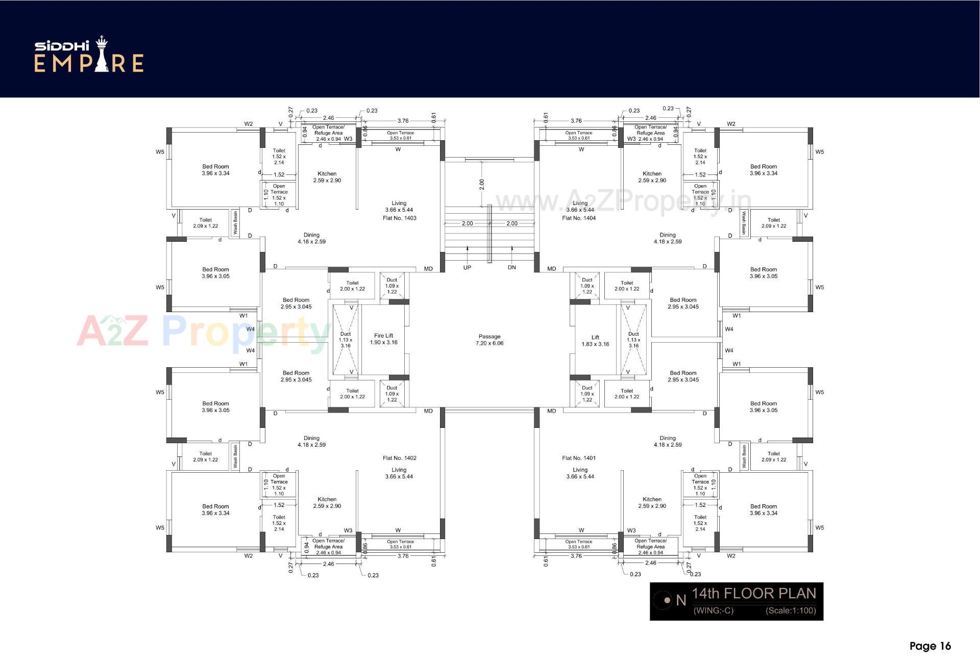 Layout of real estate project Siddhi Empire located at Mavdi, Rajkot, Gujarat
