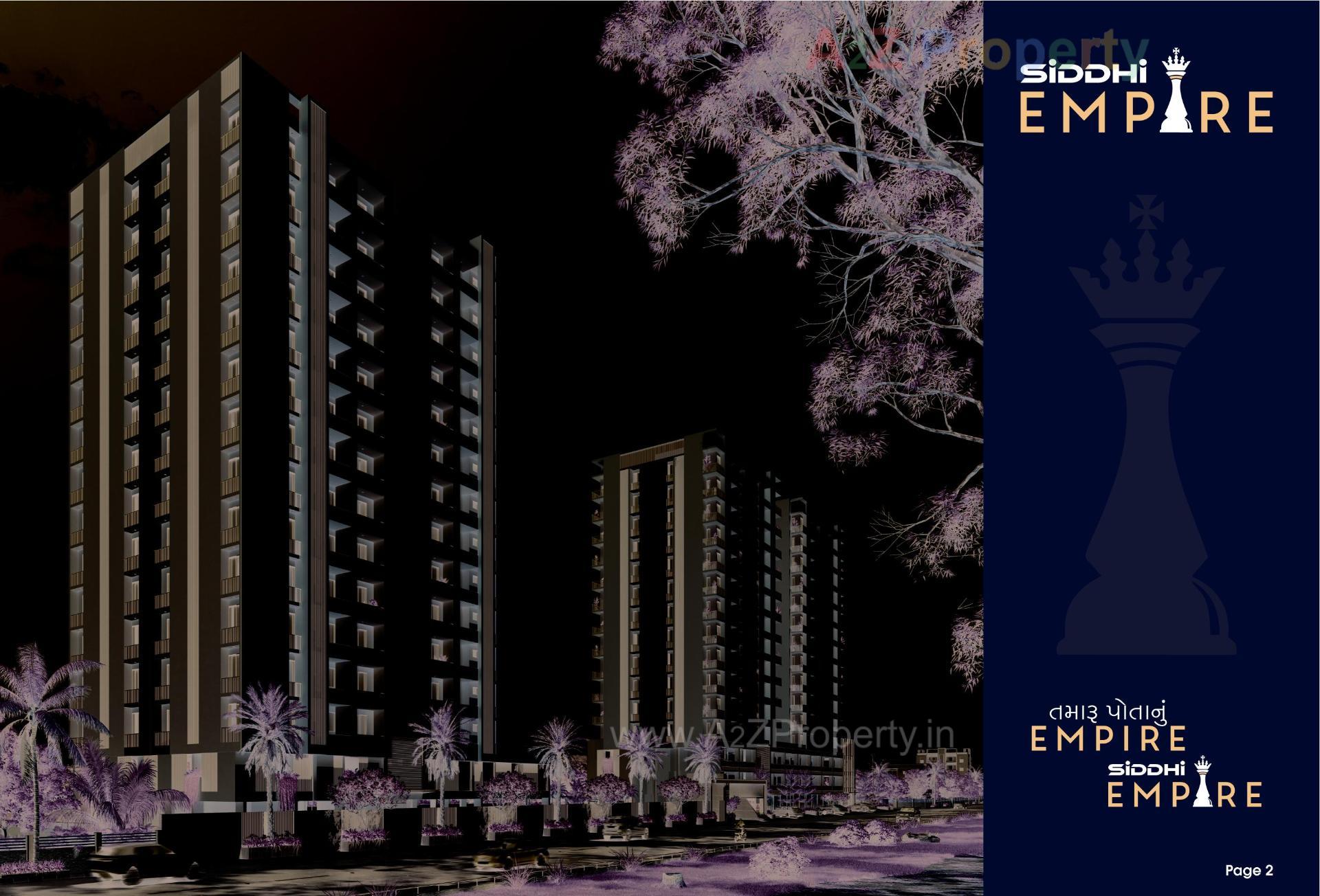 3D Elevation of real estate project Siddhi Empire located at Mavdi, Rajkot, Gujarat