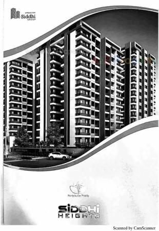 Elevation of real estate project Siddhi Heights located at Mavdi, Rajkot, Gujarat