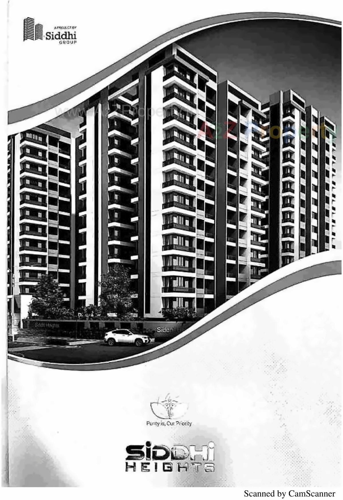 3D Elevation of real estate project Siddhi Heights located at Mavdi, Rajkot, Gujarat