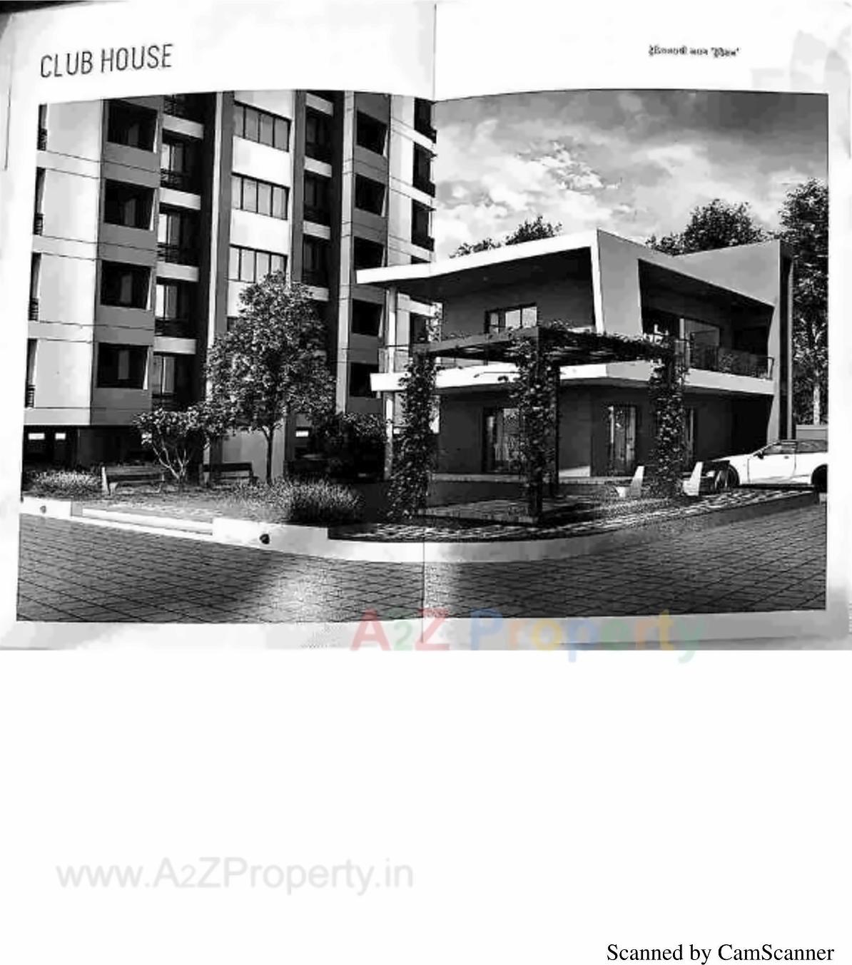 3D Elevation of real estate project Siddhi Heights located at Mavdi, Rajkot, Gujarat