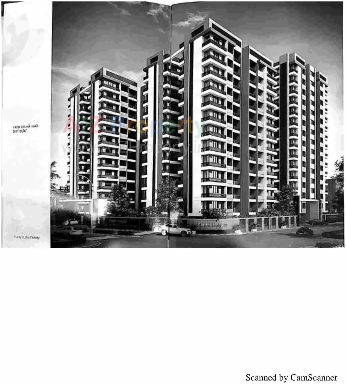 3D Elevation of real estate project Siddhi Heights located at Mavdi, Rajkot, Gujarat