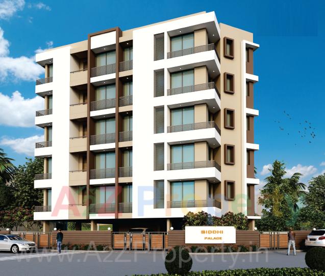 3D Elevation of real estate project Siddhi Palace located at Mavdi, Rajkot, Gujarat