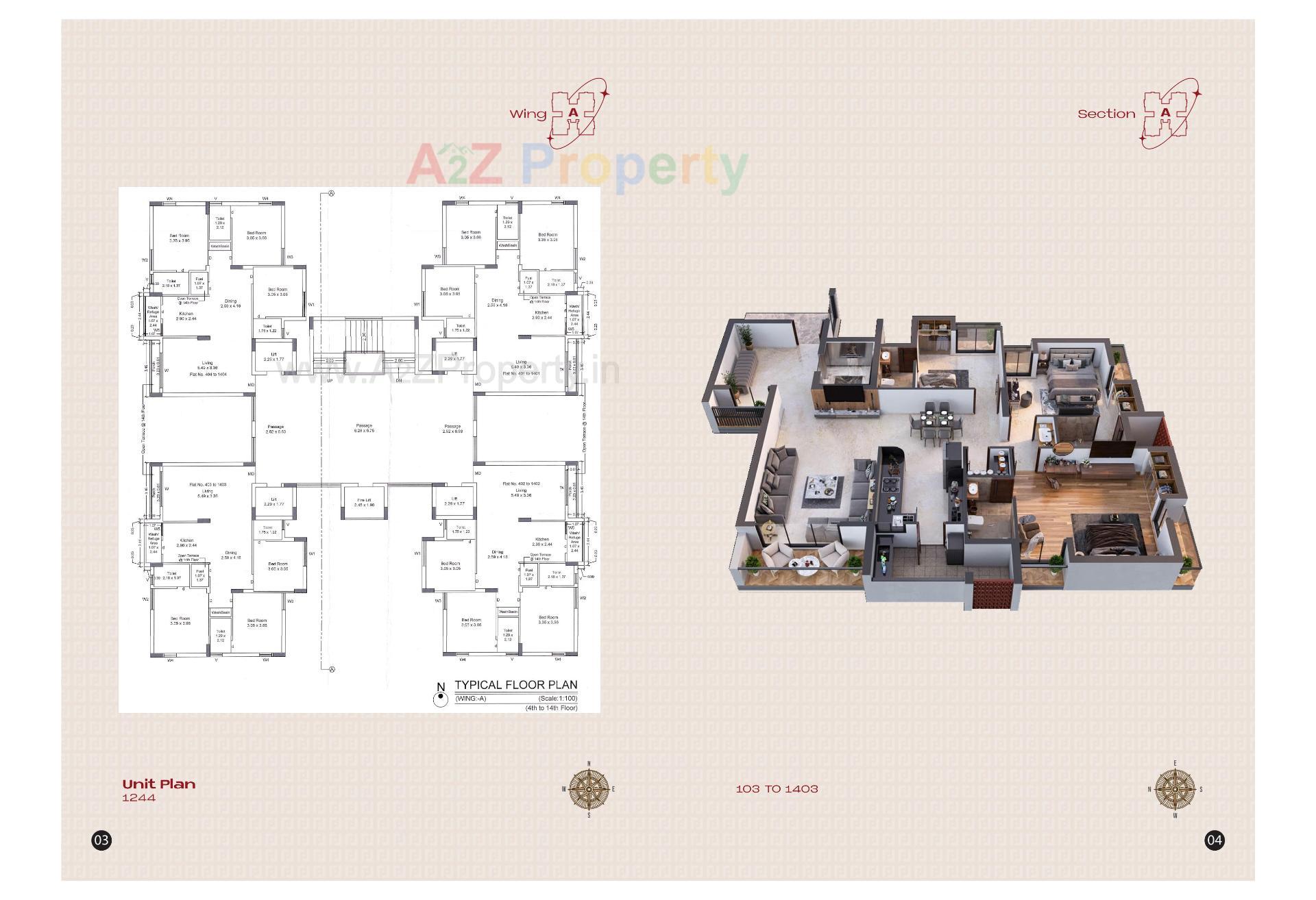 Layout of real estate project Siddhi Space located at Mavdi, Rajkot, Gujarat