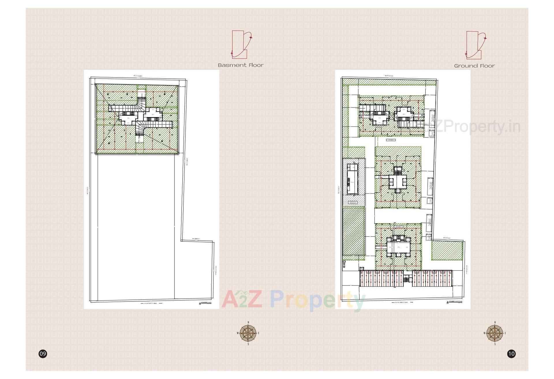Layout of real estate project Siddhi Space located at Mavdi, Rajkot, Gujarat