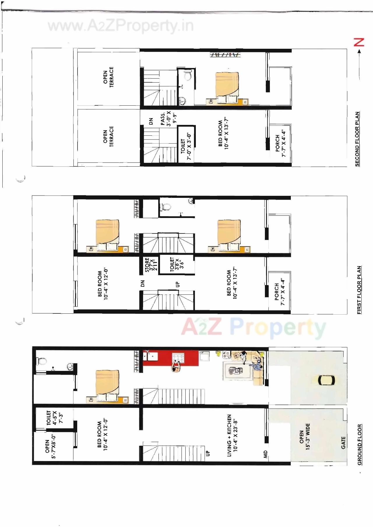 Layout of real estate project Siddhivinayak Residency located at Rajkot, Rajkot, Gujarat