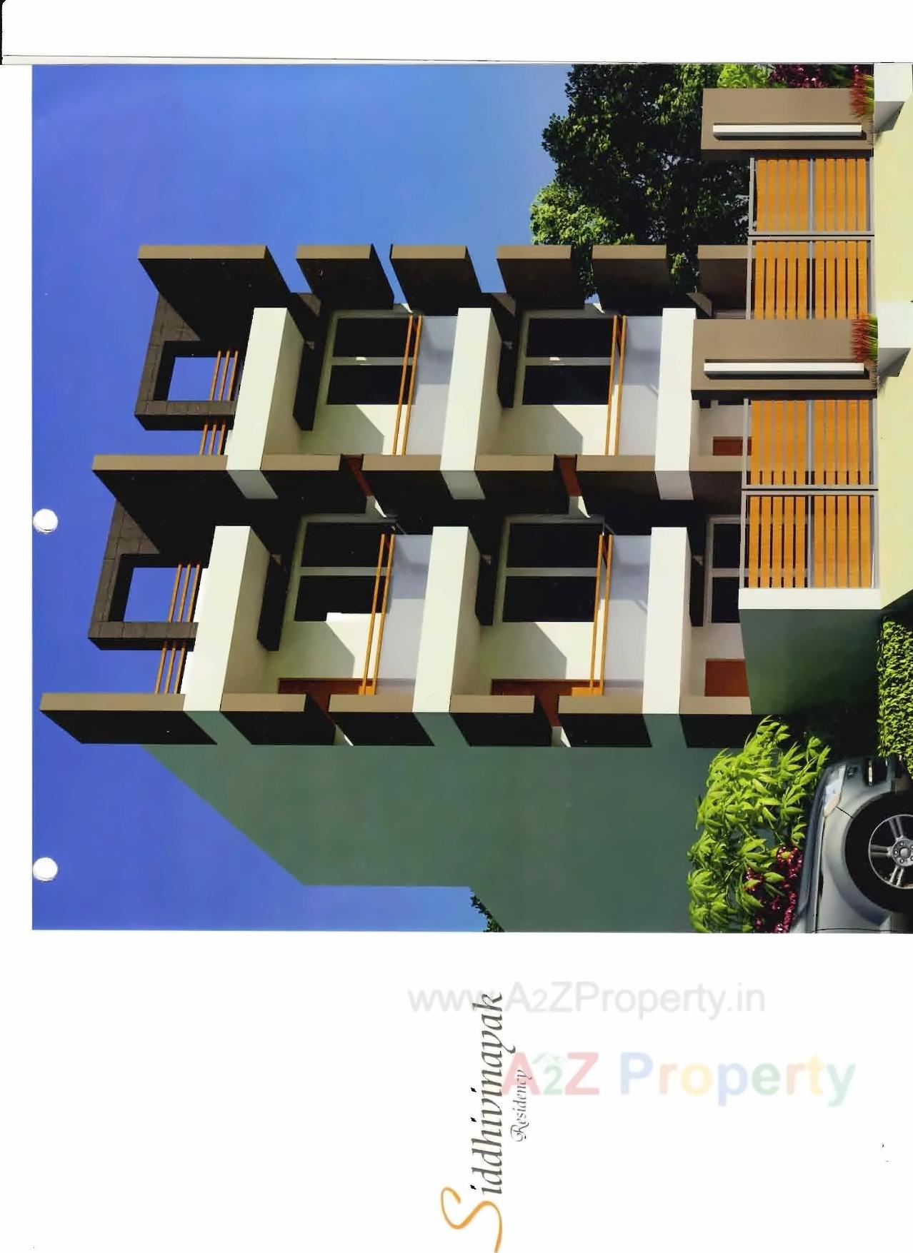 3D Elevation of real estate project Siddhivinayak Residency located at Rajkot, Rajkot, Gujarat