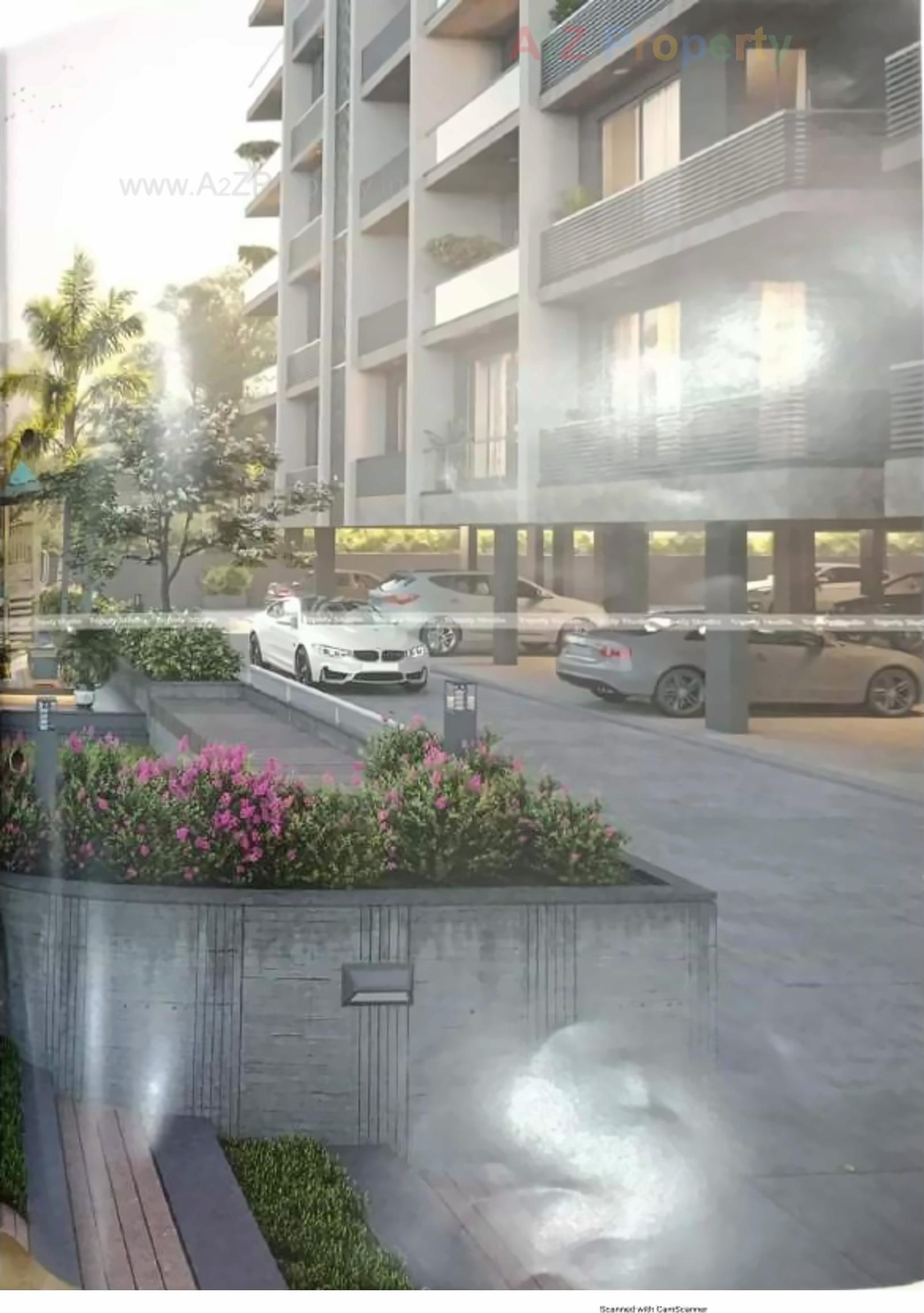 3D Elevation of real estate project Silicon Valley located at Nanamava, Rajkot, Gujarat