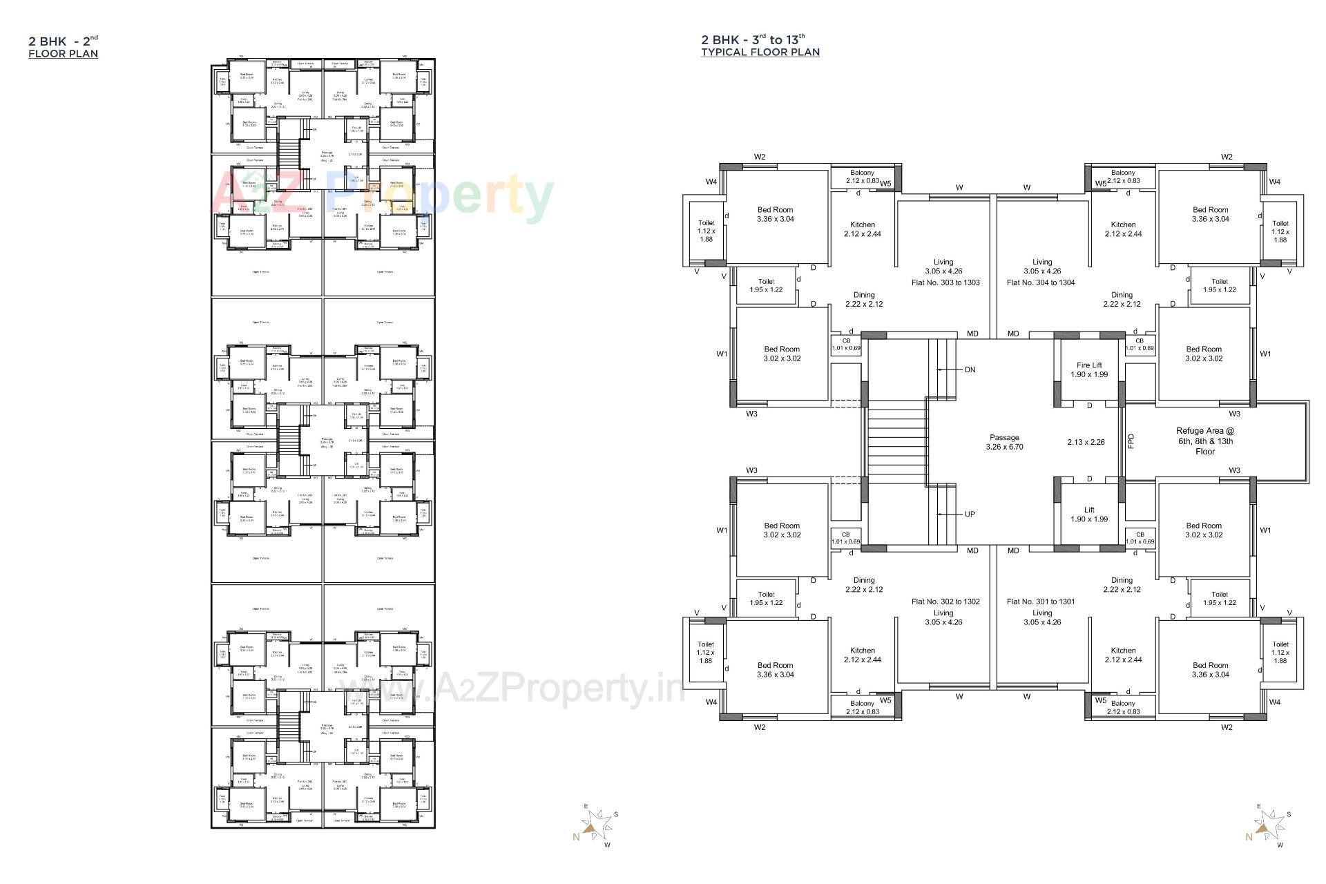 Layout of real estate project Silver Avenue located at Mavdi, Rajkot, Gujarat