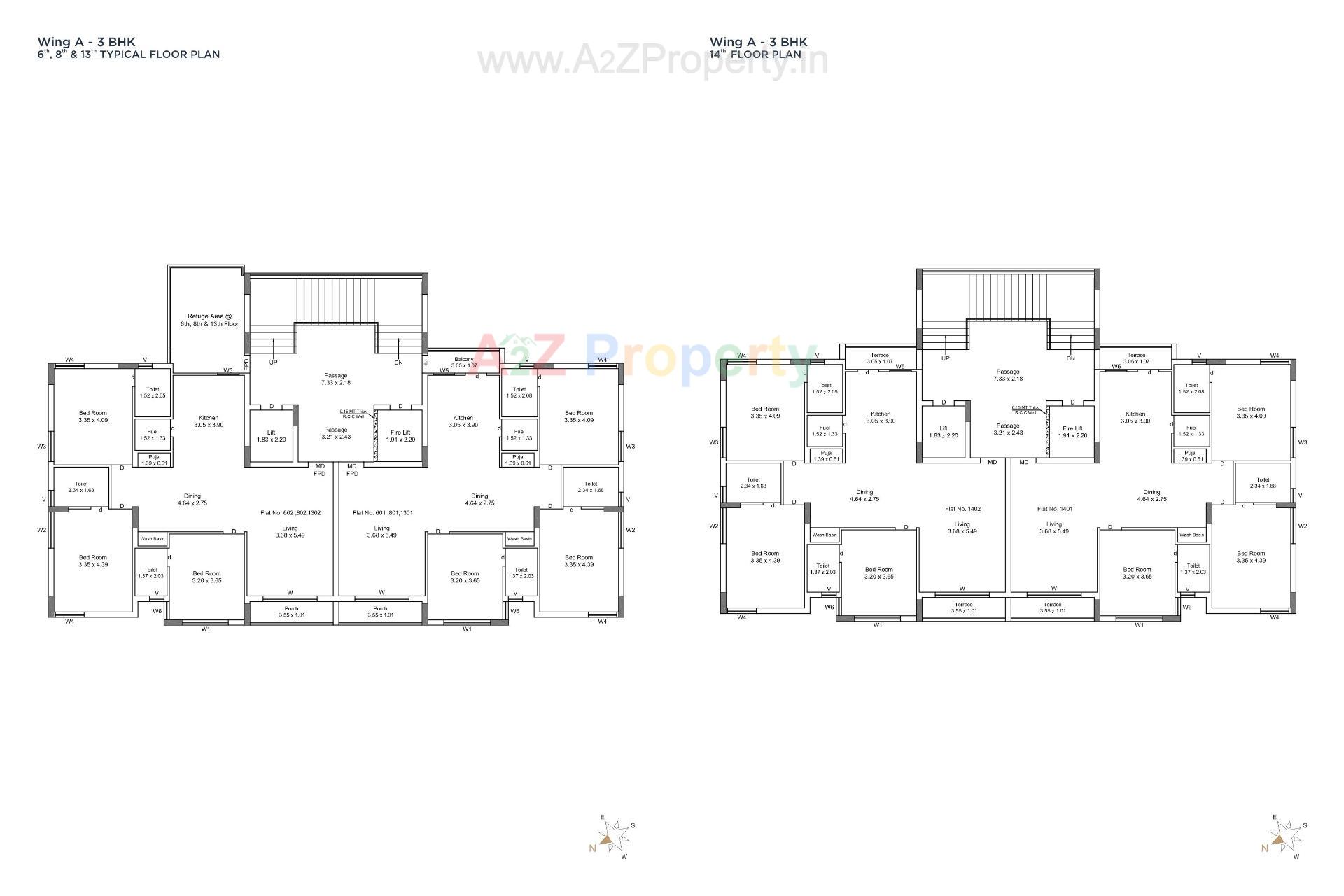 Layout of real estate project Silver Avenue located at Mavdi, Rajkot, Gujarat