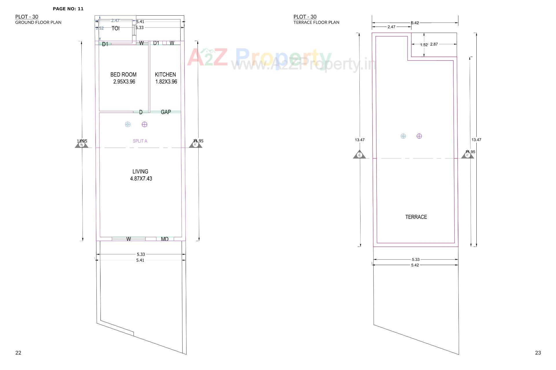 Layout of real estate project Silver Homes located at Vajdi, Rajkot, Gujarat