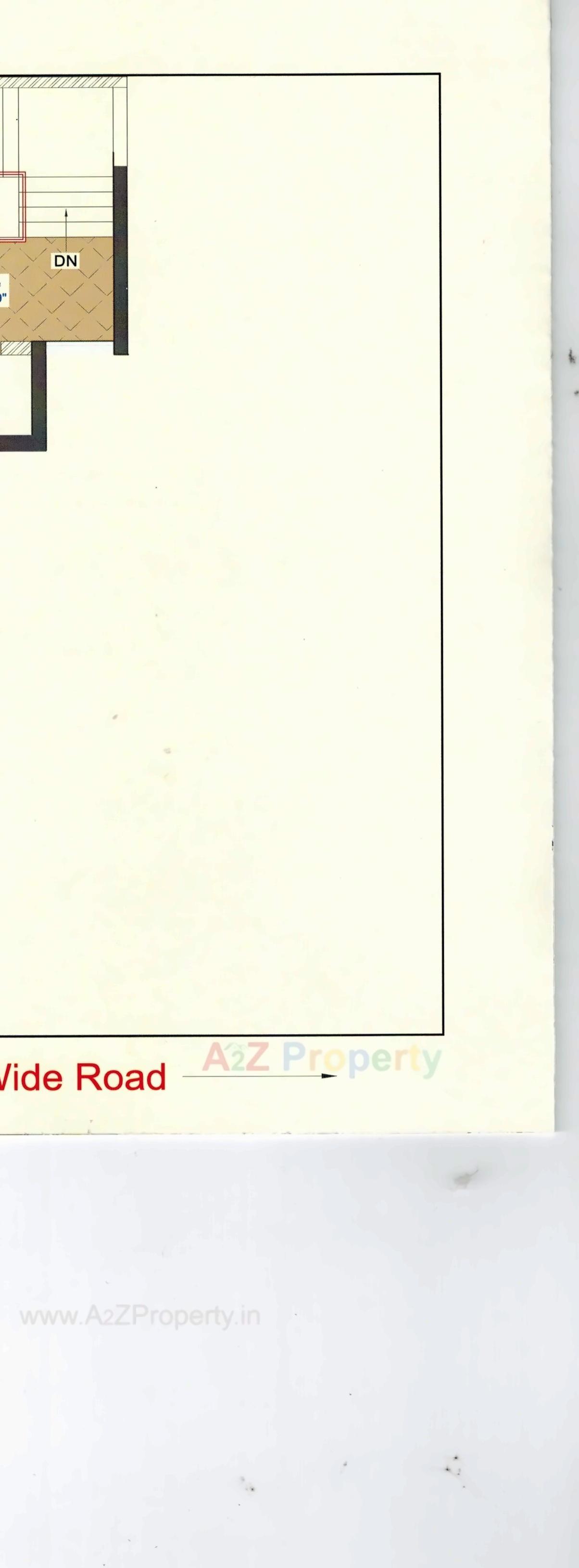 Layout of real estate project Silver Luxuria located at Mavdi, Rajkot, Gujarat