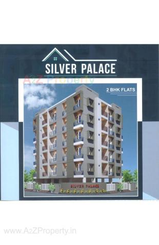 Elevation of real estate project Silver Palace located at Vavdi, Rajkot, Gujarat