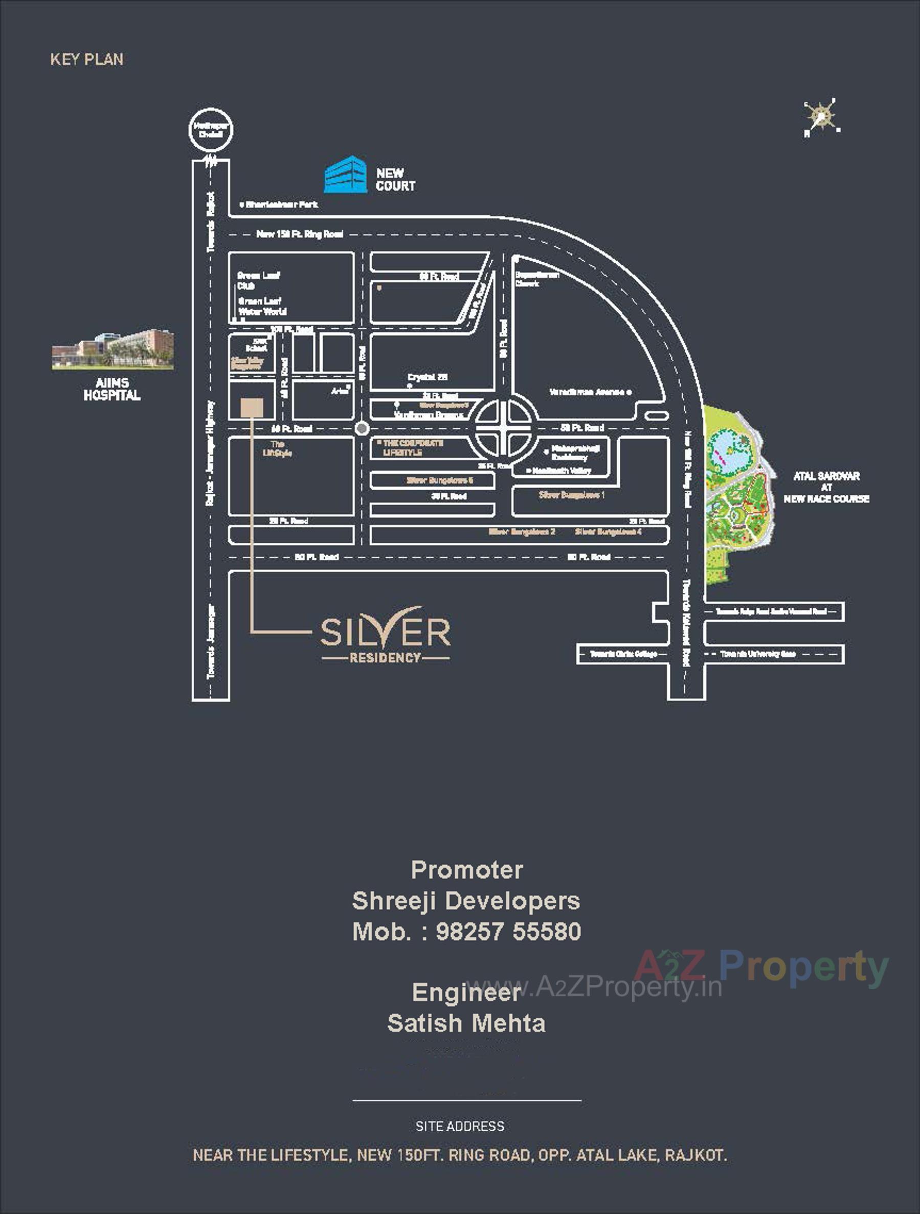  of real estate project Silver Residency located at Ghanteshvar, Rajkot, Gujarat