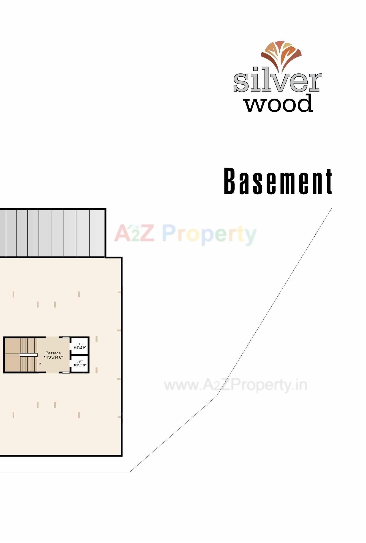 Layout of real estate project Silver Wood located at Motamava, Rajkot, Gujarat