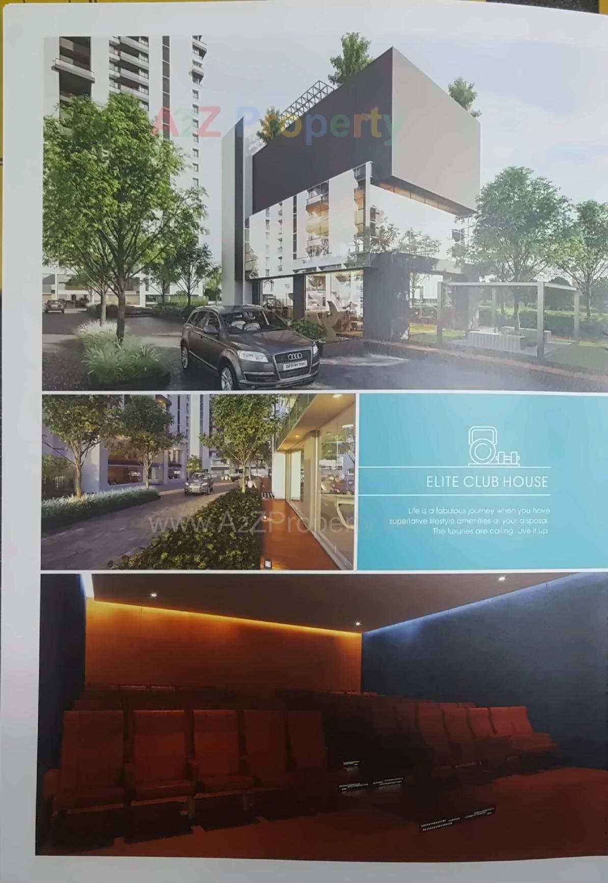 3D Elevation of real estate project Sky Diamond located at Mavdi, Rajkot, Gujarat