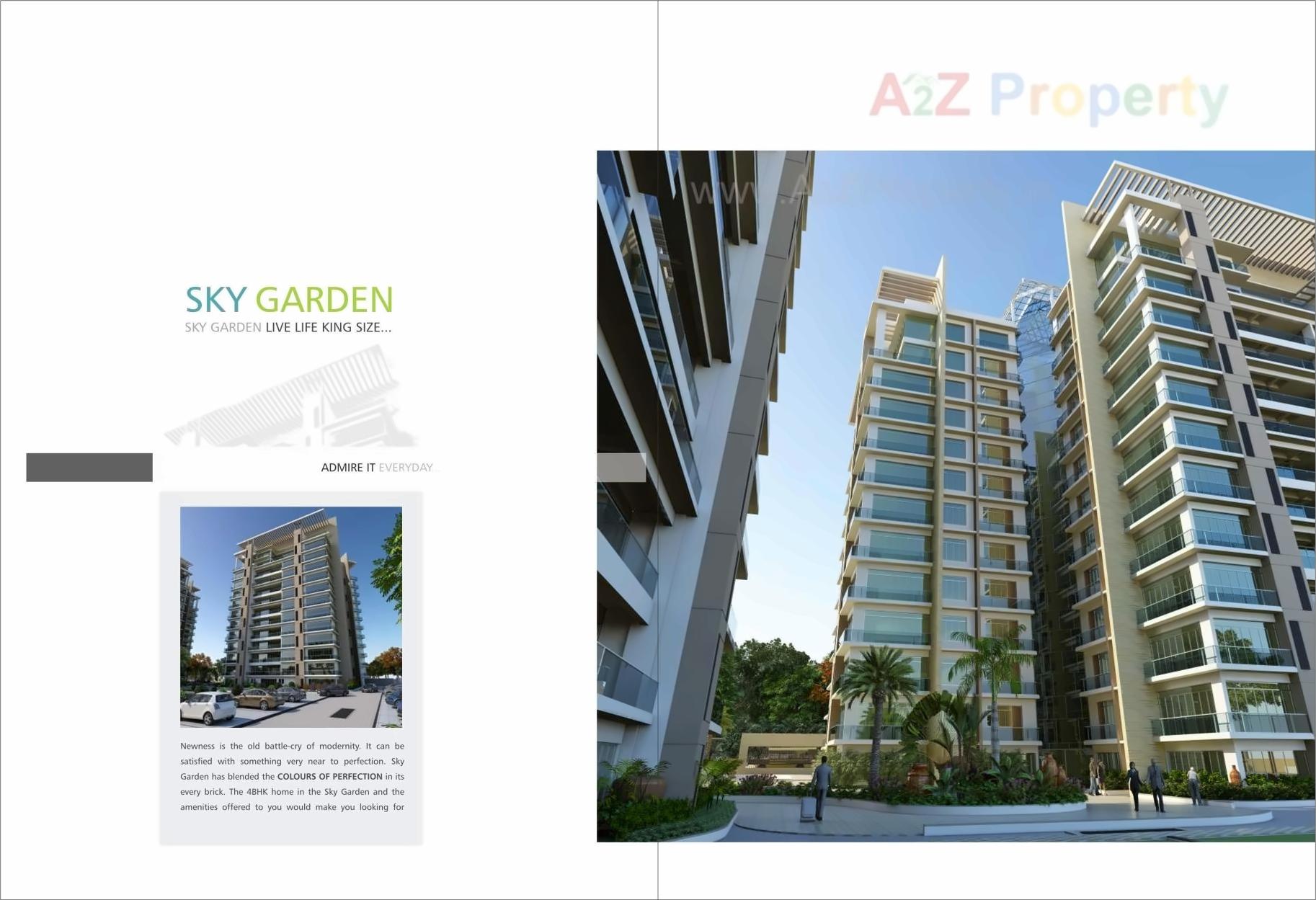 3D Elevation of real estate project Sky Garden located at Rajkot, Rajkot, Gujarat