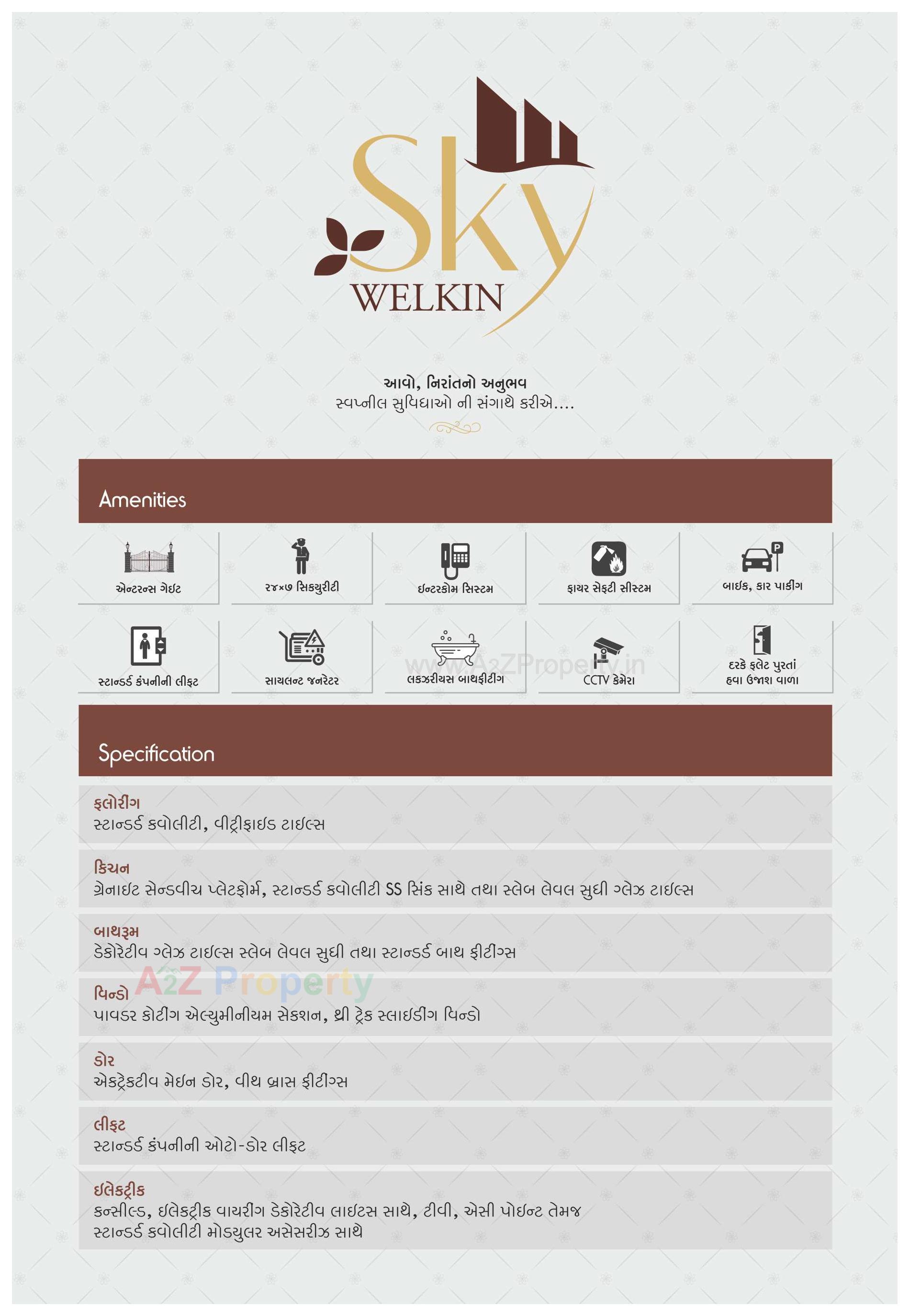  of real estate project Sky Welkin located at Rajkot, Rajkot, Gujarat